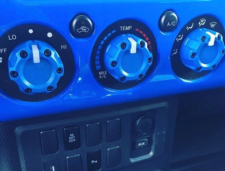 Climate Knobs (For FJ Cruiser) - RED