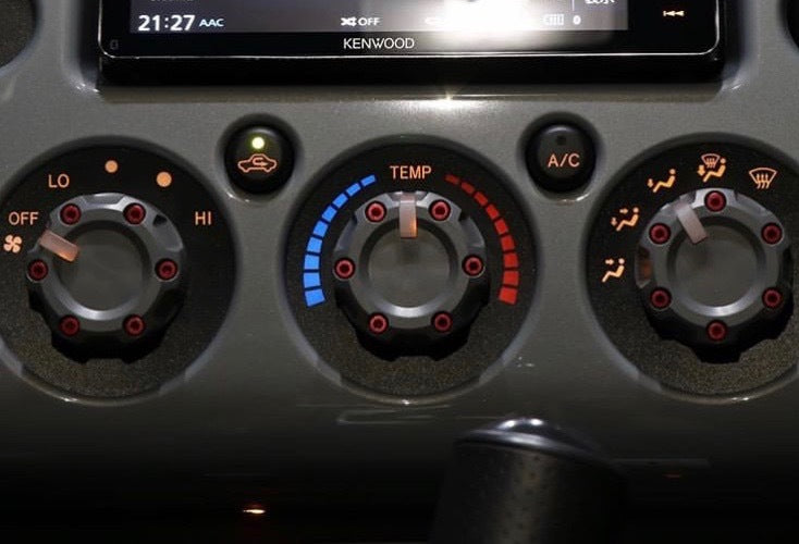 Climate Knobs (For FJ Cruiser) - ARMY GREEN