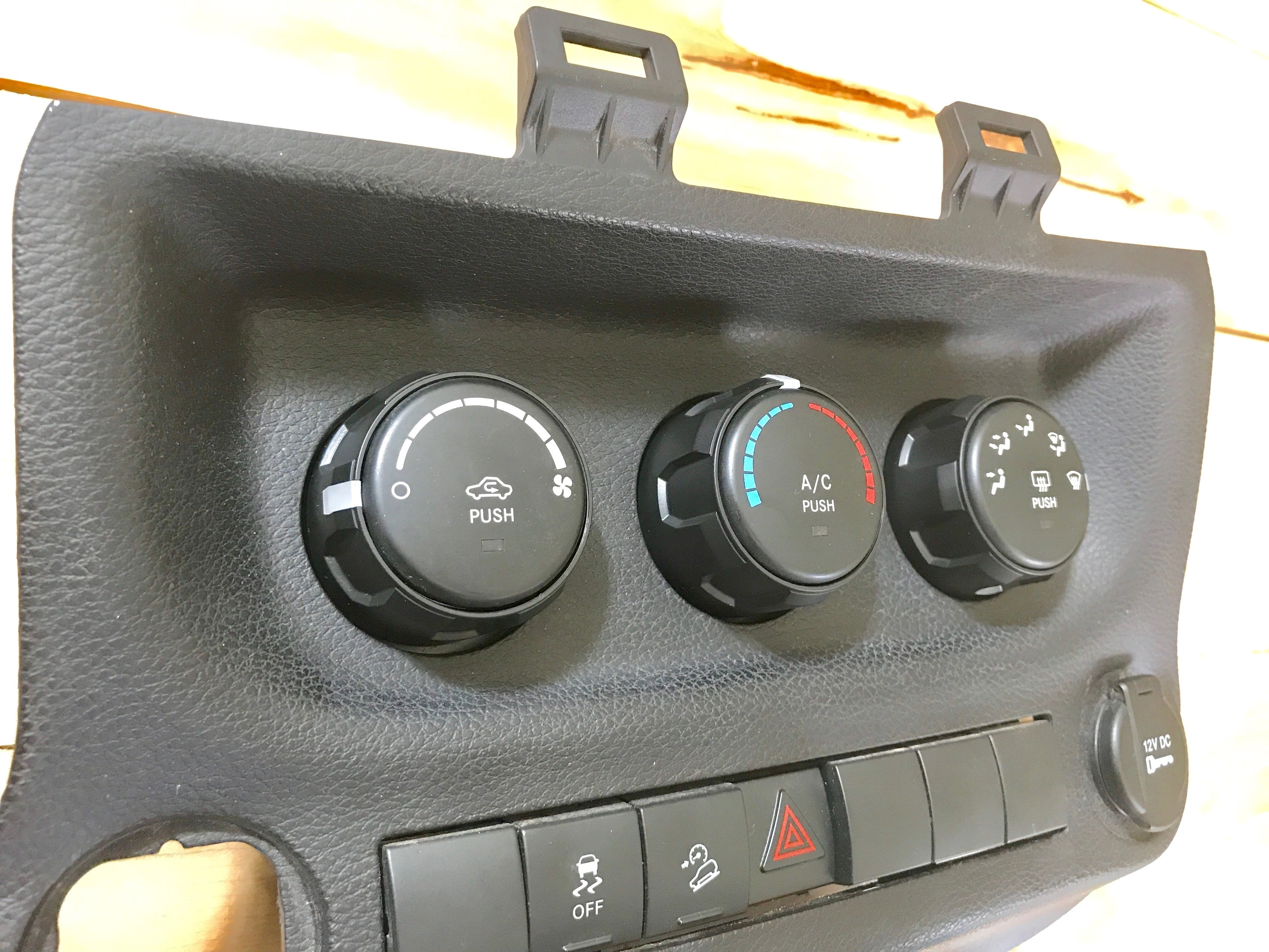 Climate Knobs (For 2011-2018 Wrangler JK) - BLUE