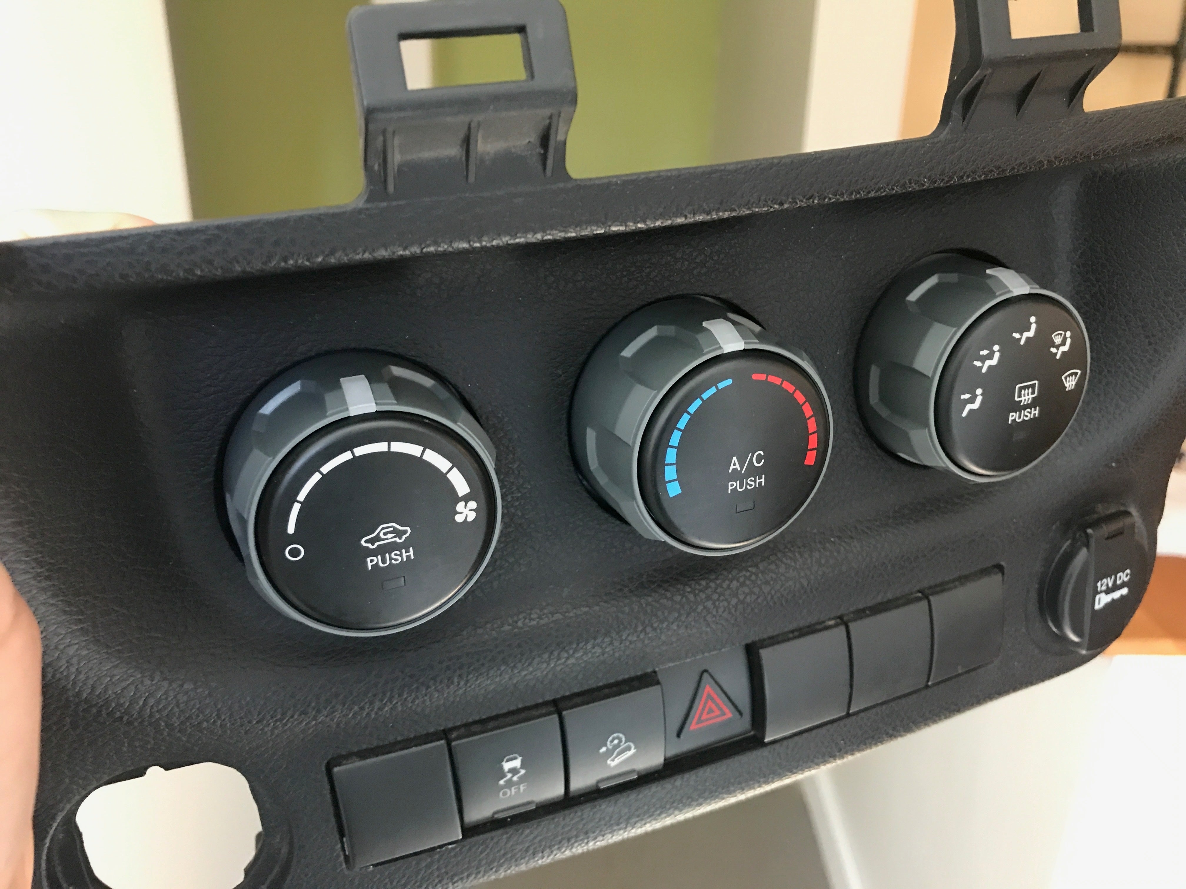 Climate Knobs (For 2011-2018 Wrangler JK) - ANVIL