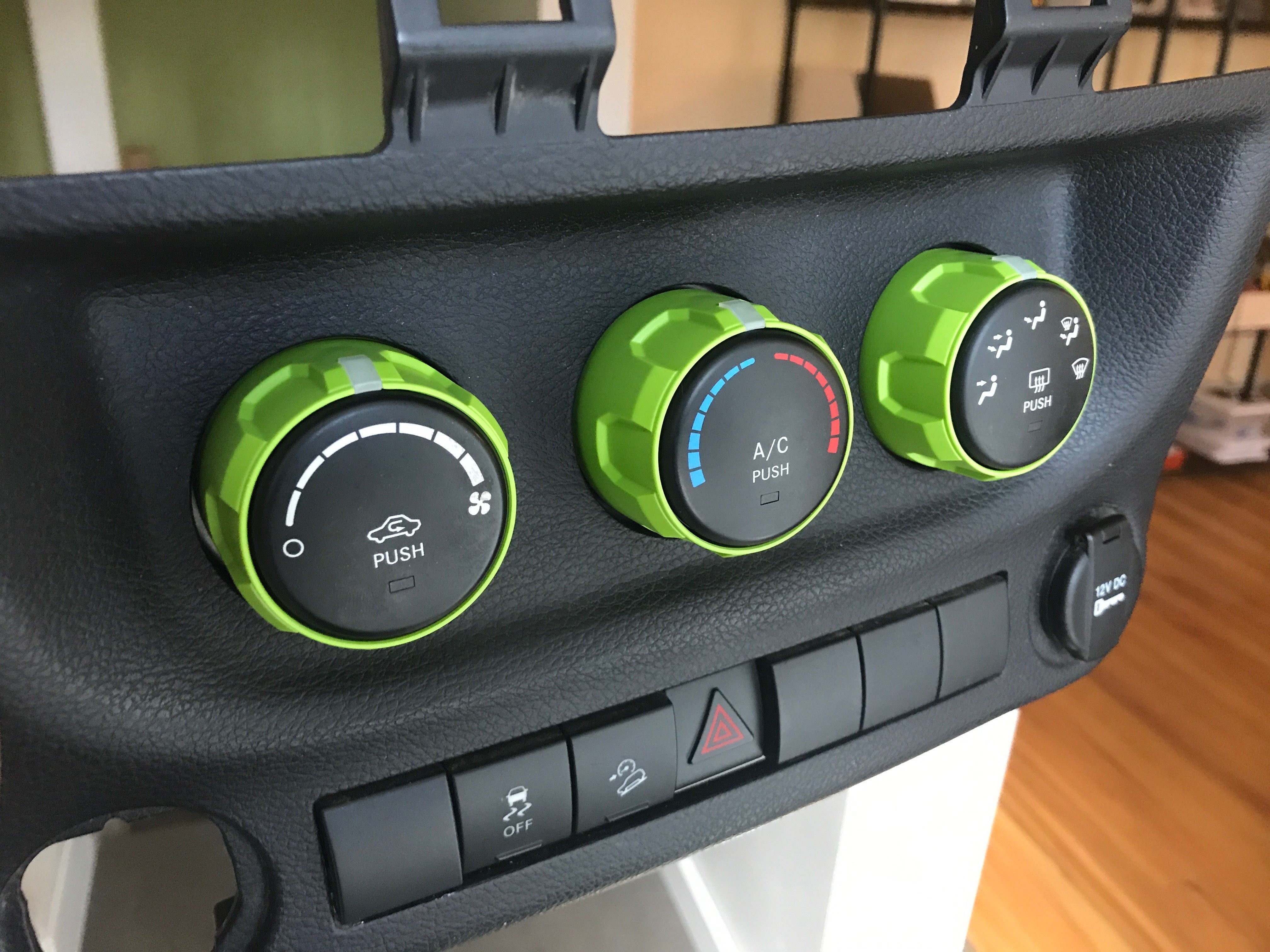 Climate Knobs (For 2011-2018 Wrangler JK) - GECKO