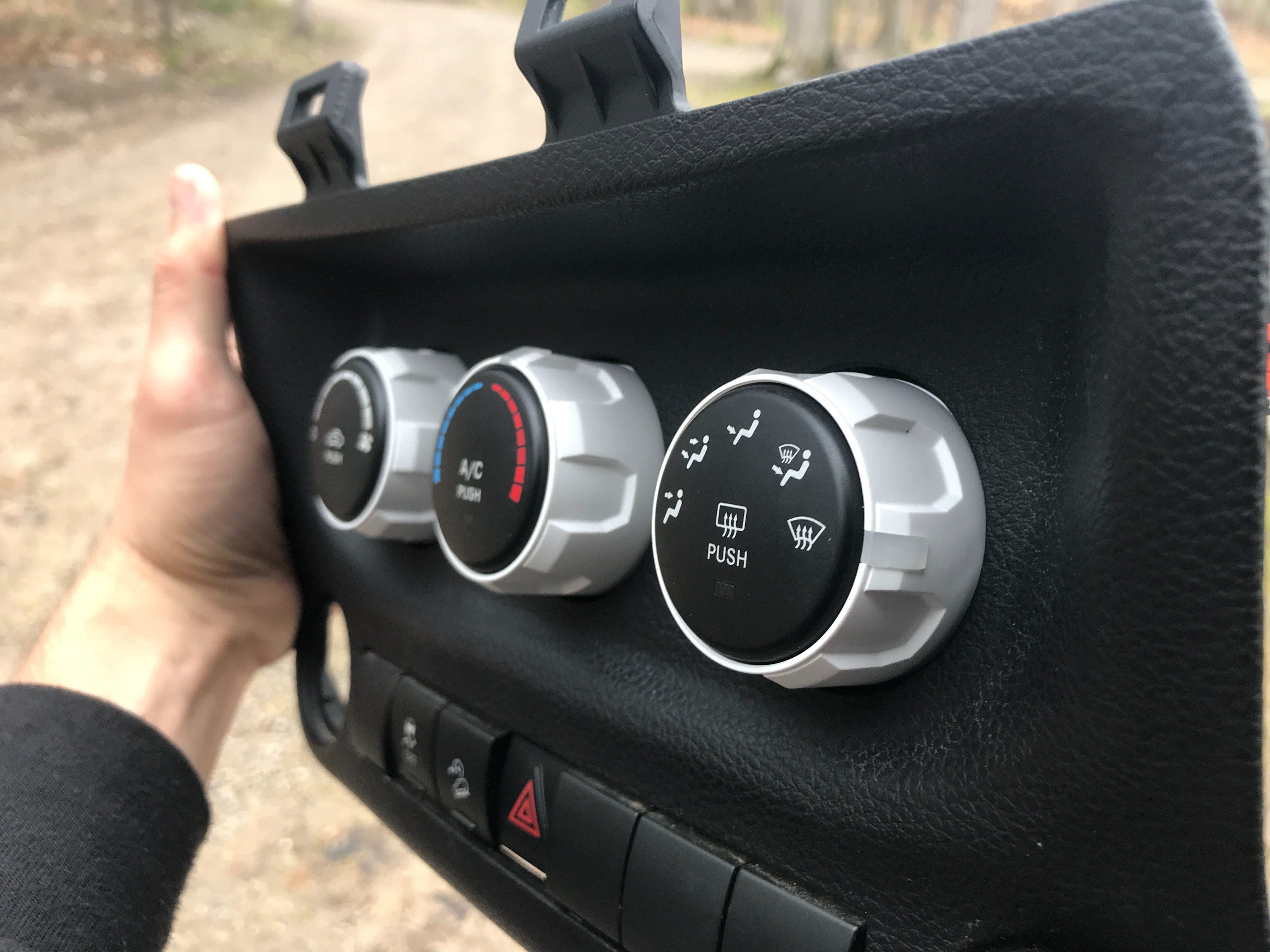 Climate Knobs (For 2011-2018 Wrangler JK) - WHITE