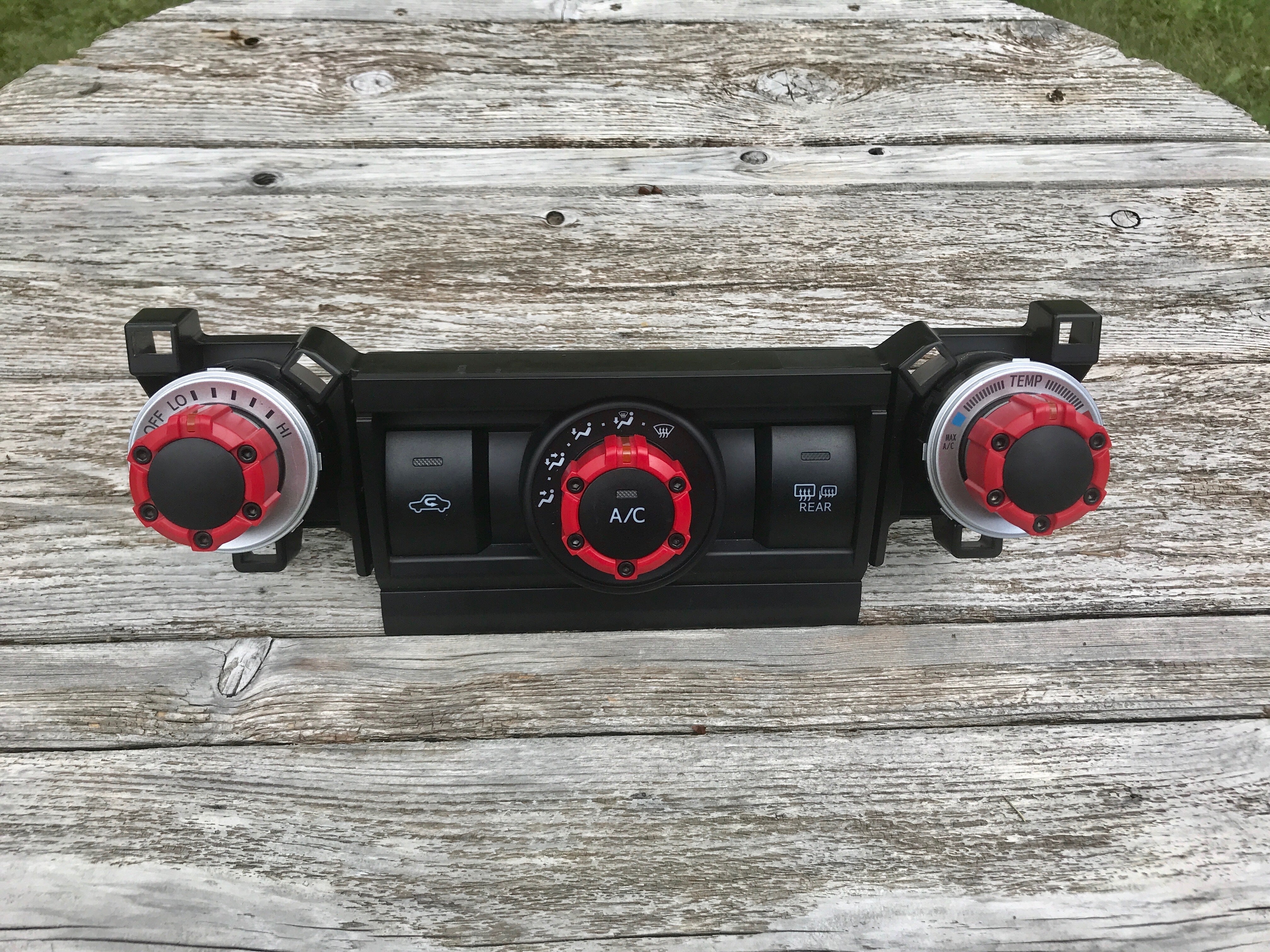 Climate Knobs (For 5th Gen 4Runner) - RED