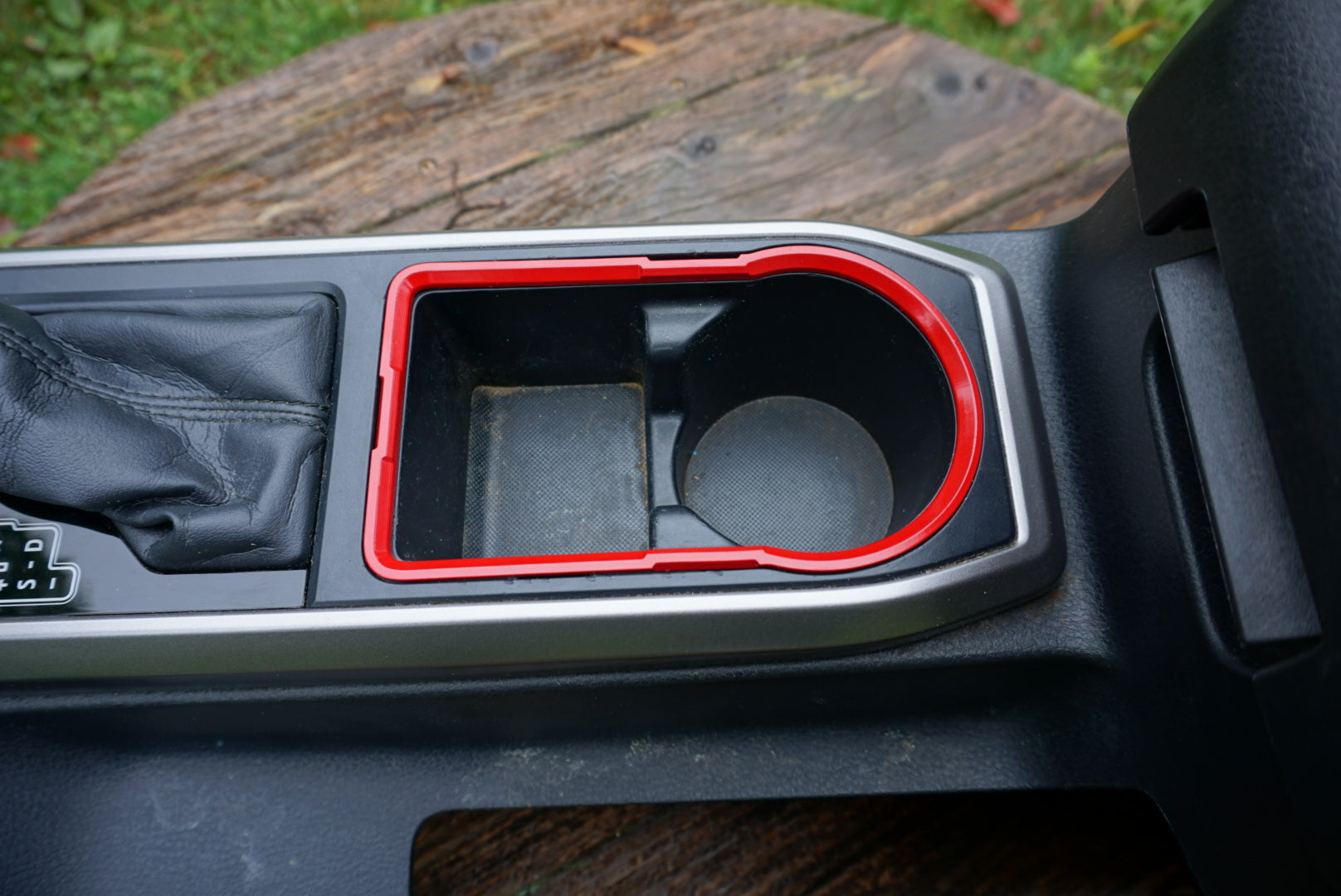 Cup Holder Ring (For 2016-2023 Tacoma) - RED