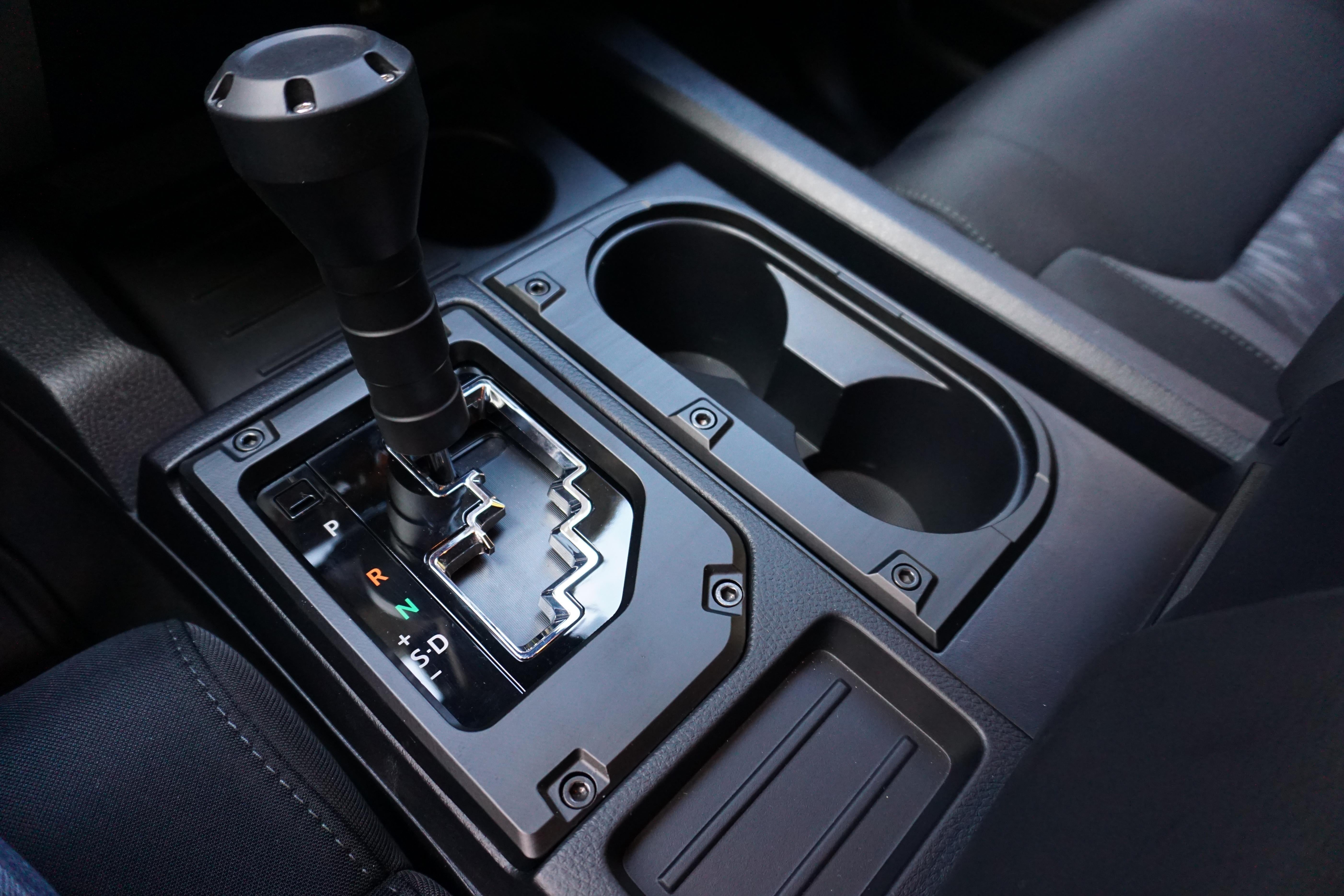 Cup Holder/Shifter Trim Rings (For 2014-2021 Tundra) - BLACK