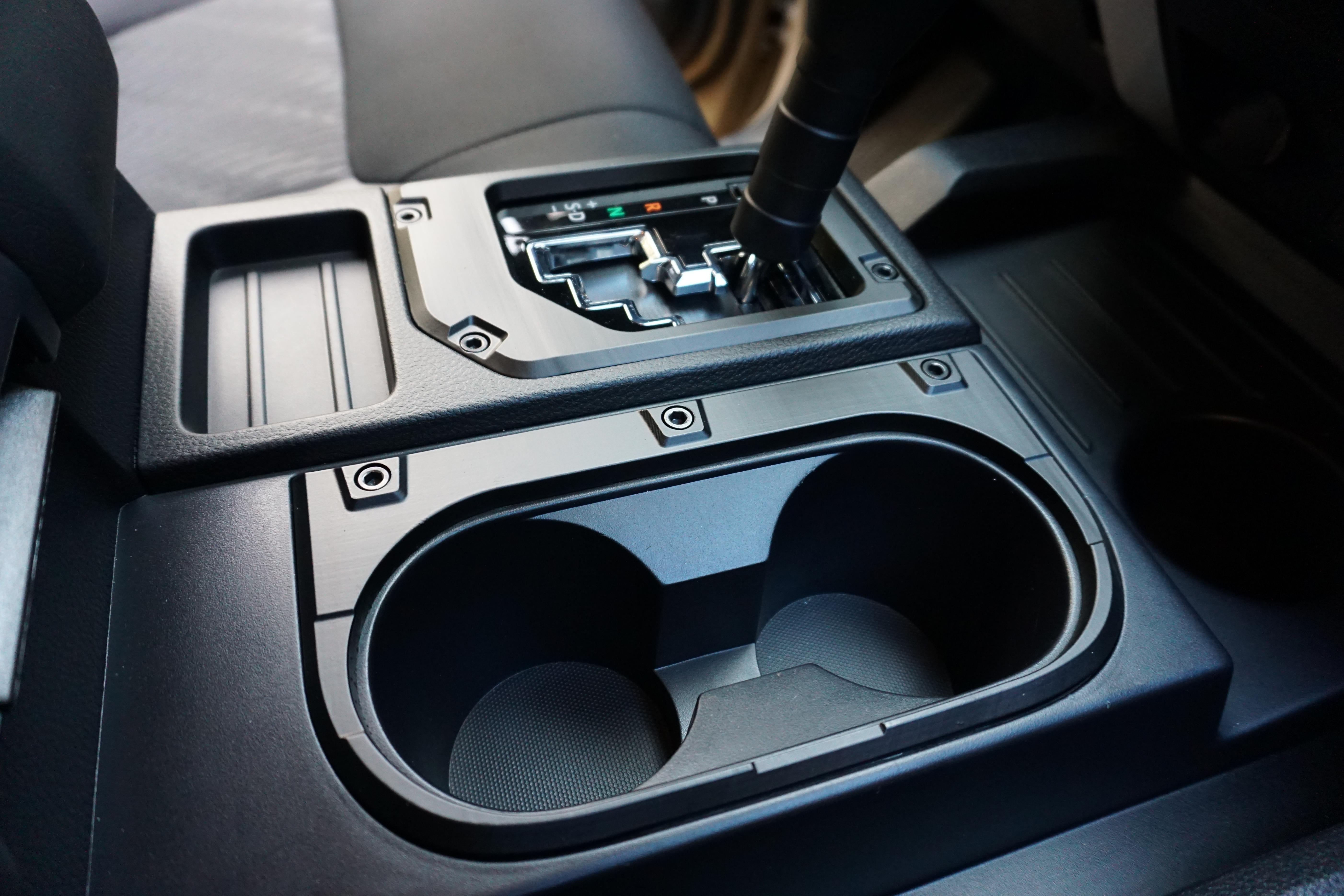 Cup Holder/Shifter Trim Rings (For 2014-2021 Tundra) - VOODOO BLUE