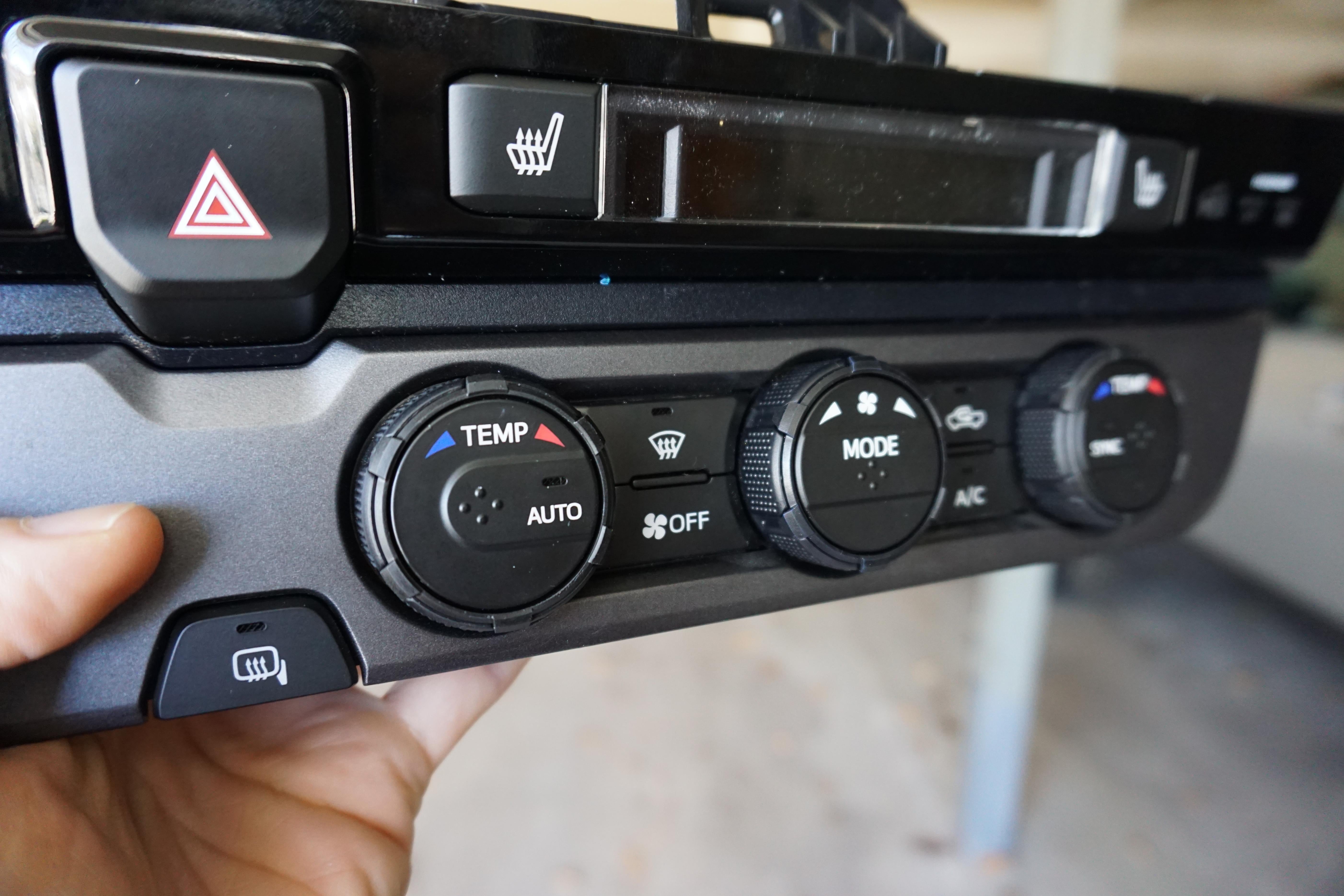 Climate Rings (For 2016-2023 Tacoma DUAL ZONE) - QUICKSAND