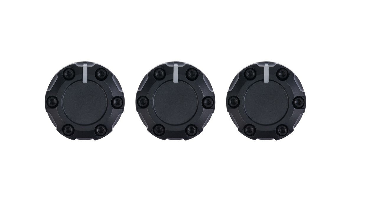 Climate Knobs (For 2014-2021 Tundra) - 3 PACK - BLACK