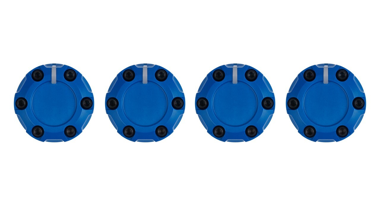 Climate Knobs (For 2007-2013 Tundra) - 4 PACK - VOODOO BLUE