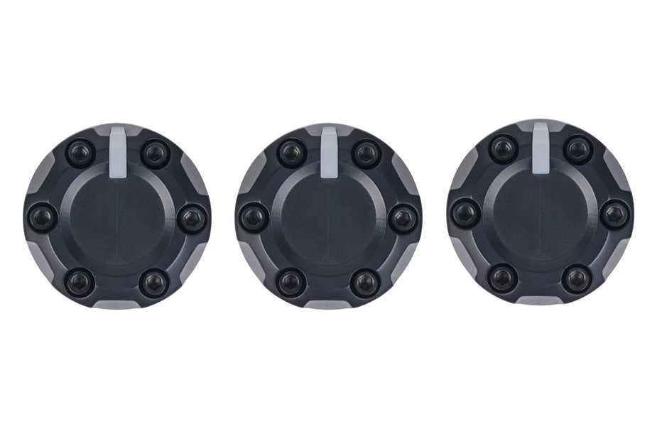 Climate Knobs (For 2005-2015 Tacoma) - 3 PACK - BLACK