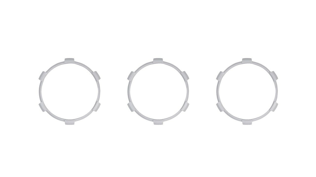 Climate Rings (For 2016-2023 Tacoma DUAL ZONE) - WHITE