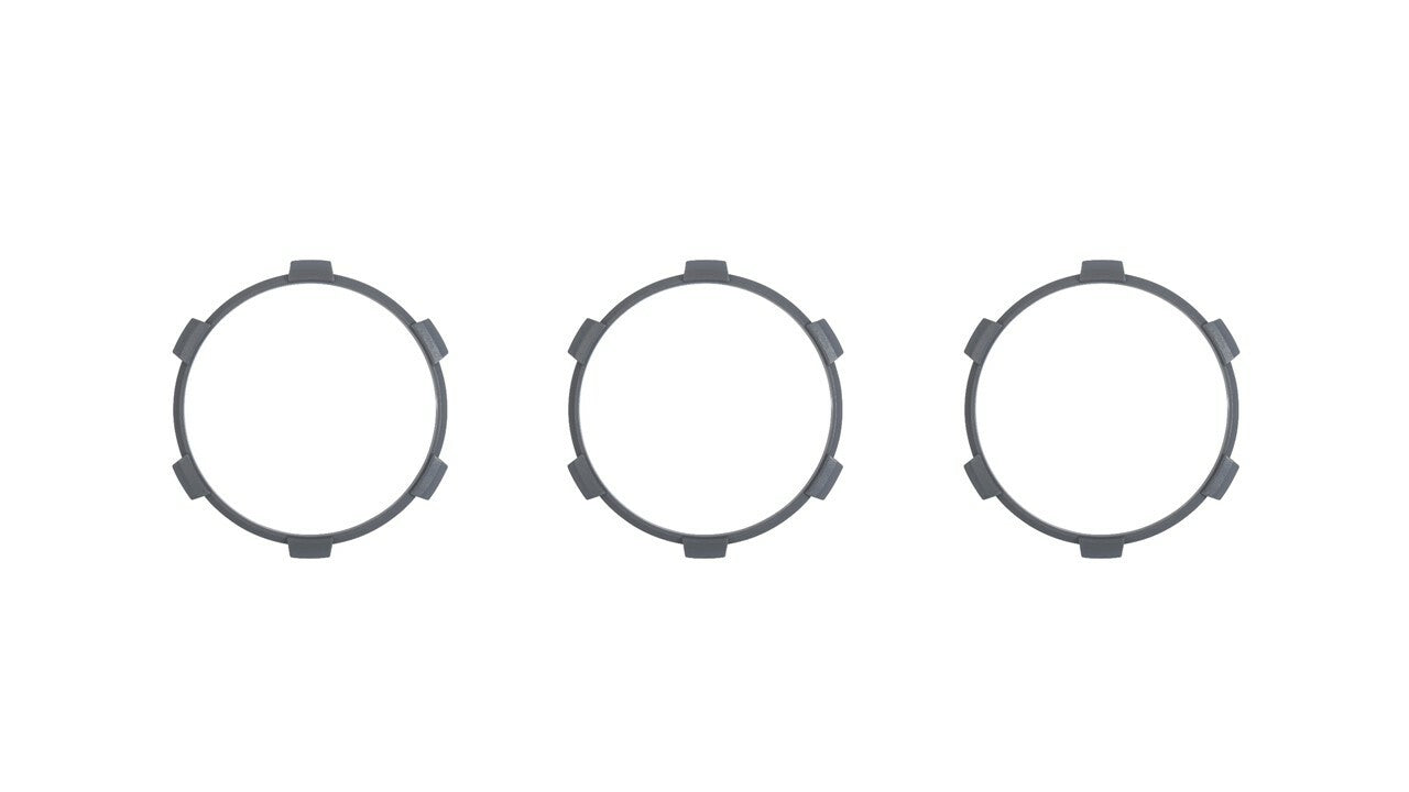 Climate Rings (For 2016-2023 Tacoma DUAL ZONE) - CEMENT