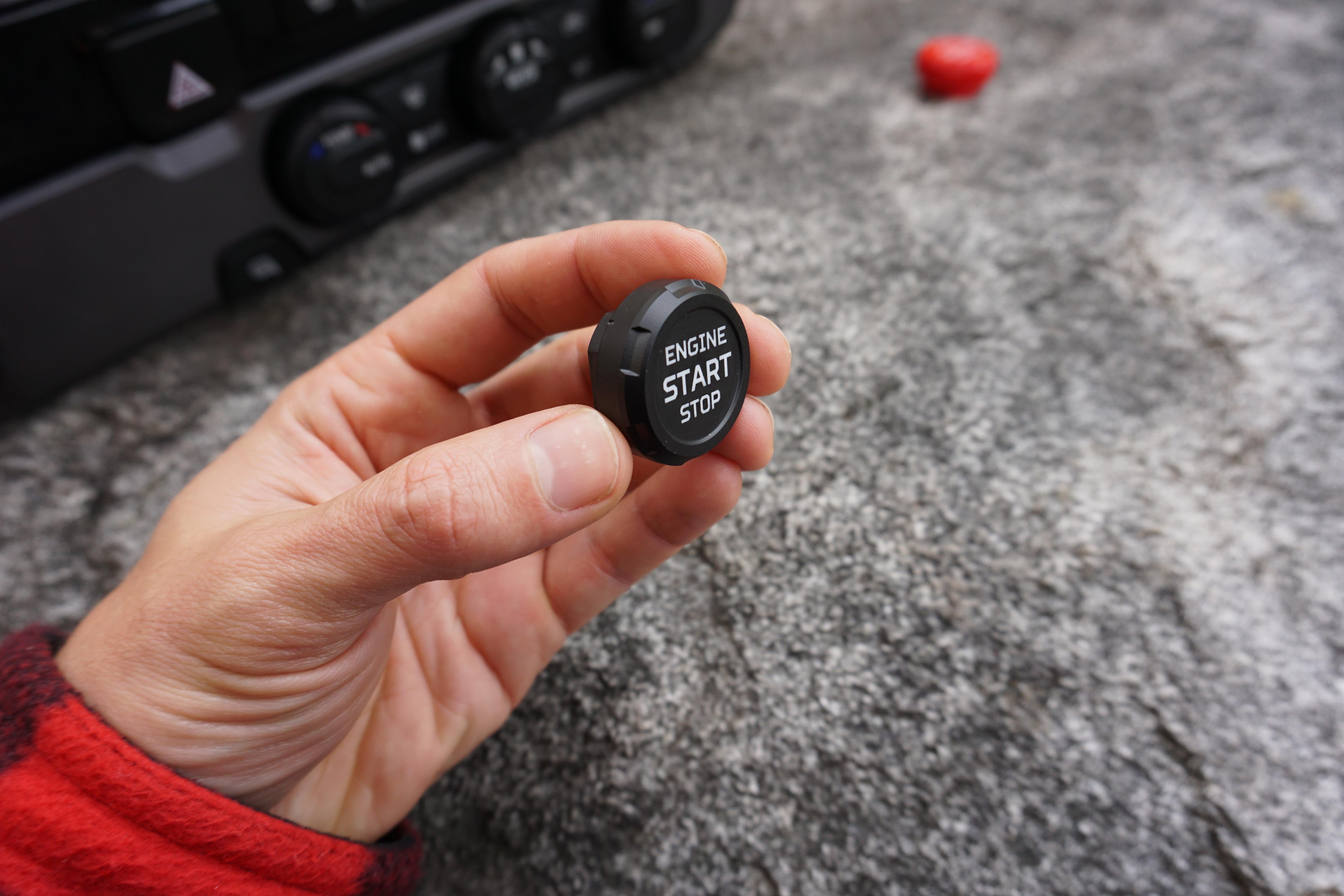 Push Start Button (For 2016-2023 Tacoma / 2020-2021 Tundra) - BLACK