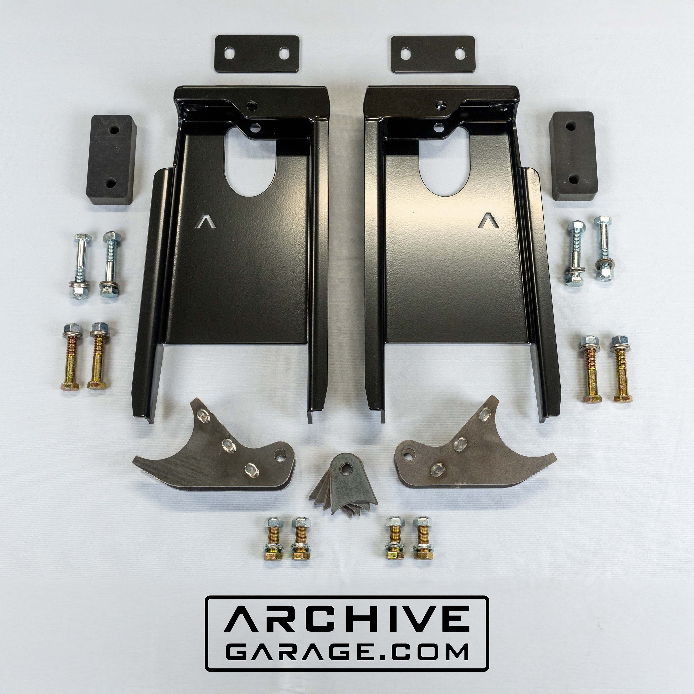 Rear Shock Relocation Towers 2.5 x 12" to 14" Mid Travel For 2005-2023 Tacoma