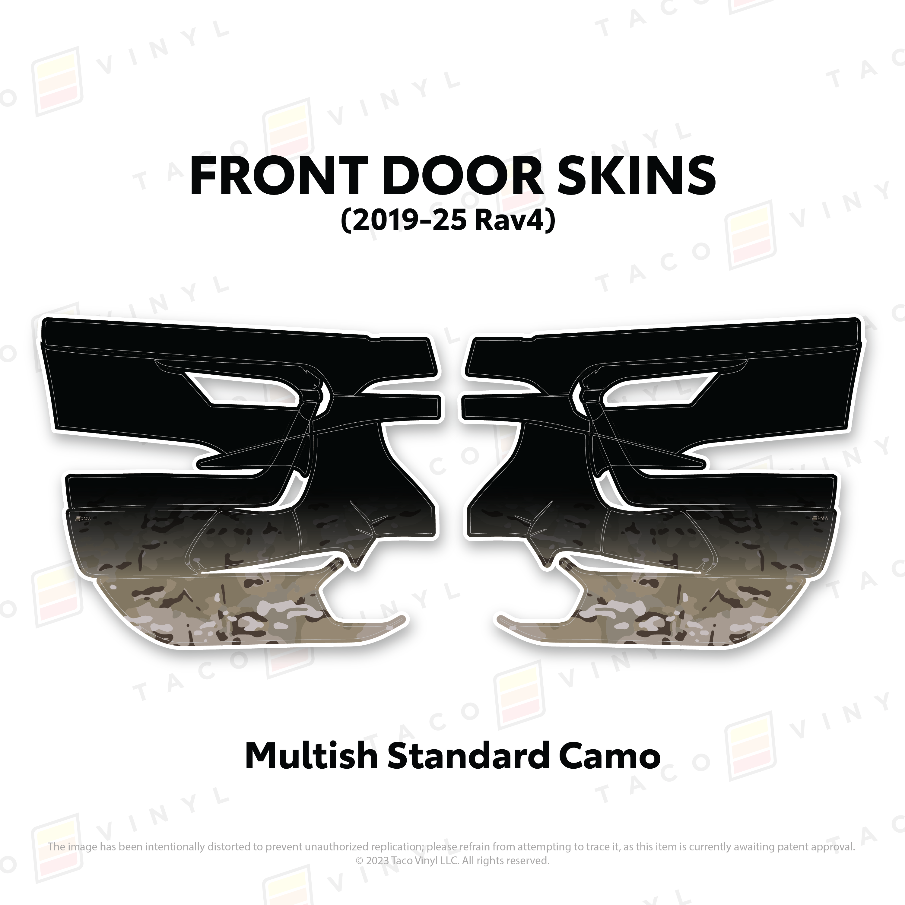 2019-25  Door Skins For Rav4