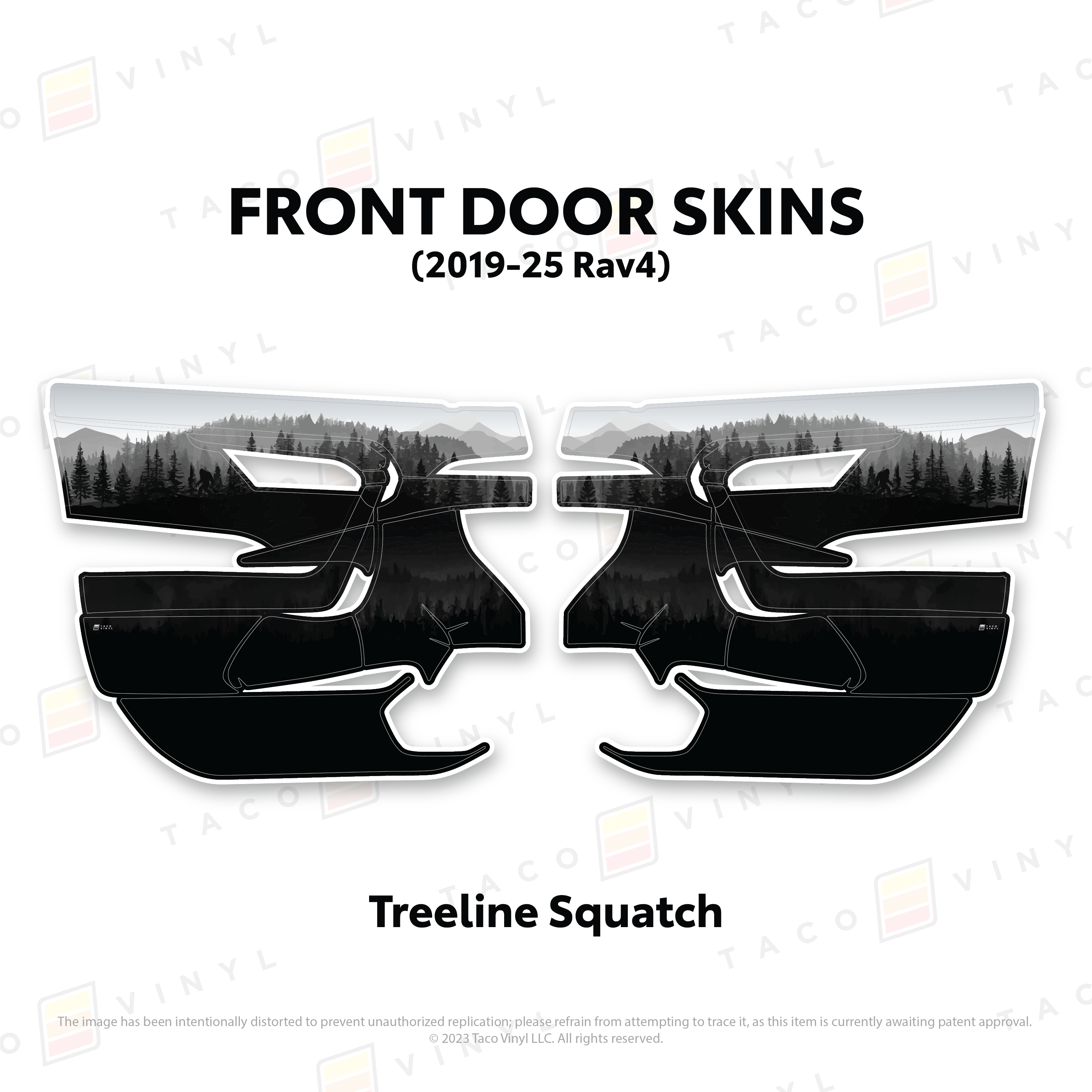 2019-25  Door Skins For Rav4