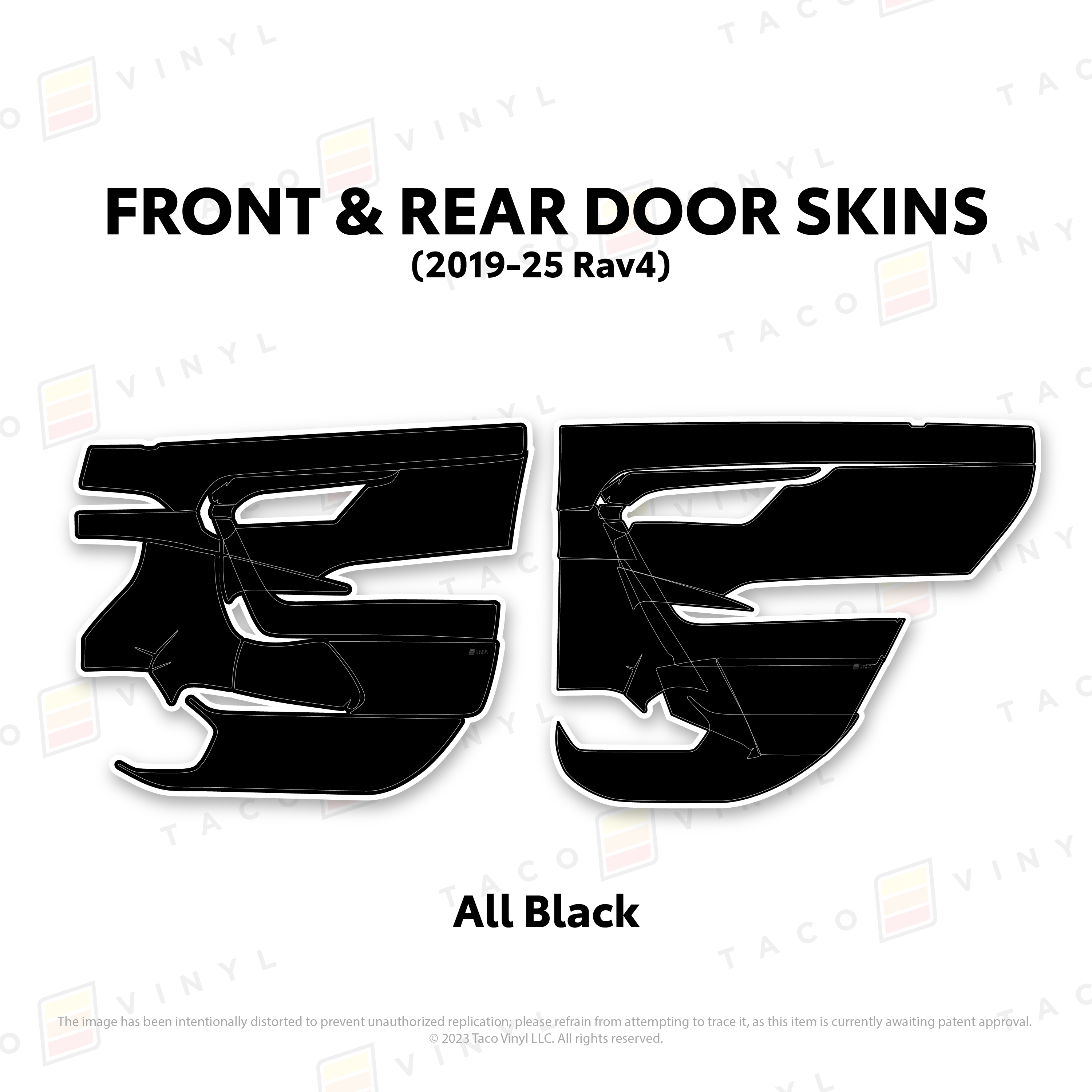 2019-25  Door Skins For Rav4