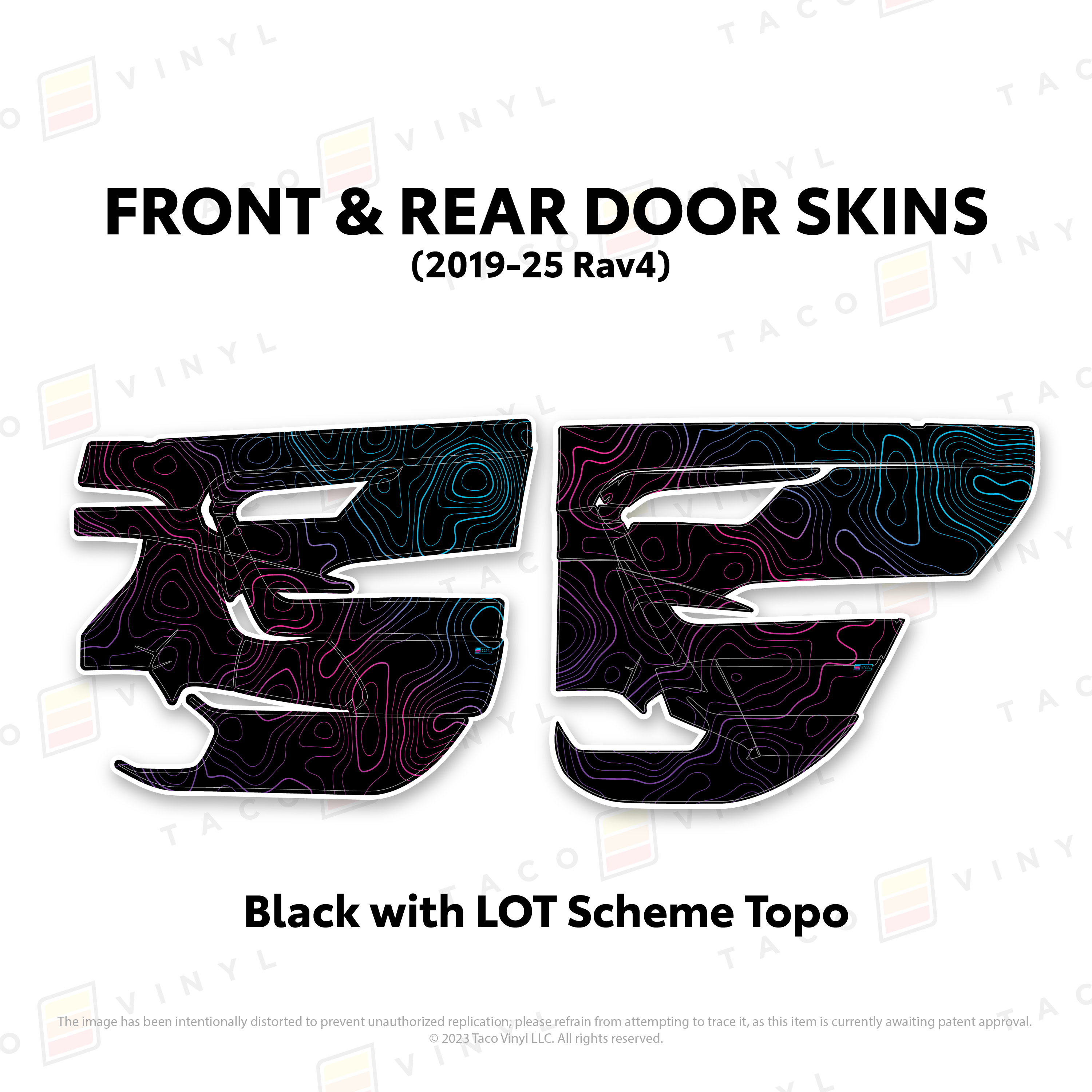 2019-25  Door Skins For Rav4