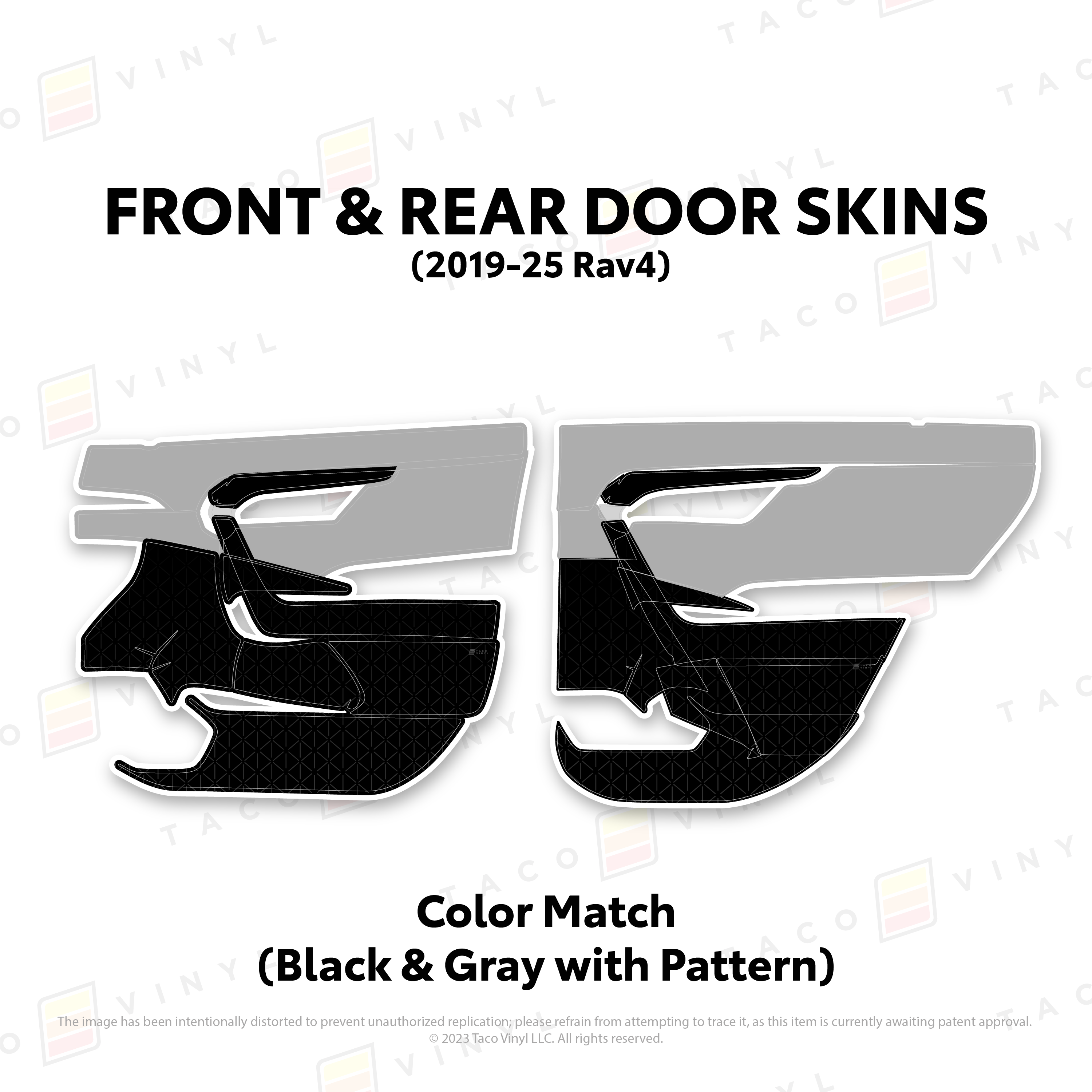 2019-25  Door Skins For Rav4