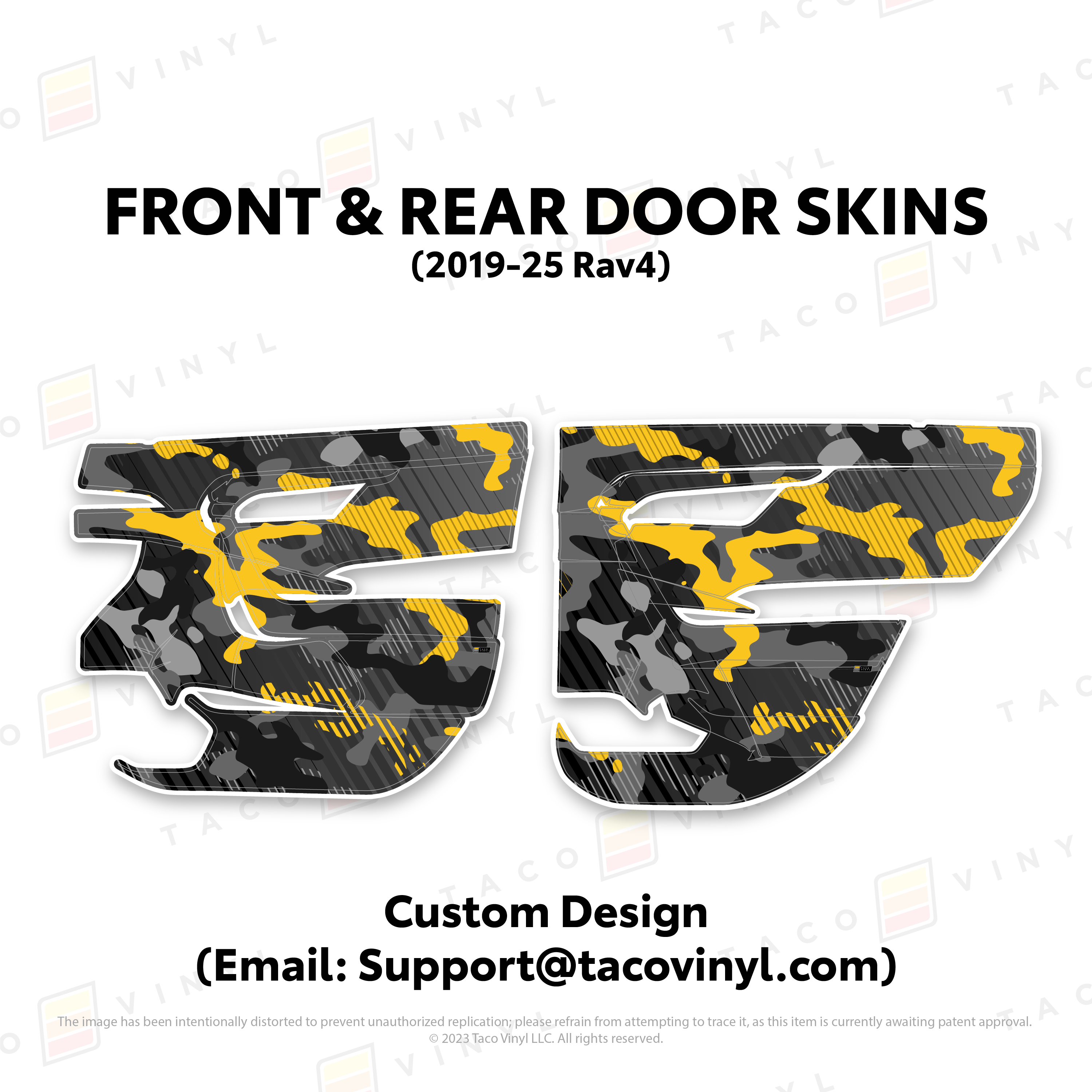 2019-25  Door Skins For Rav4