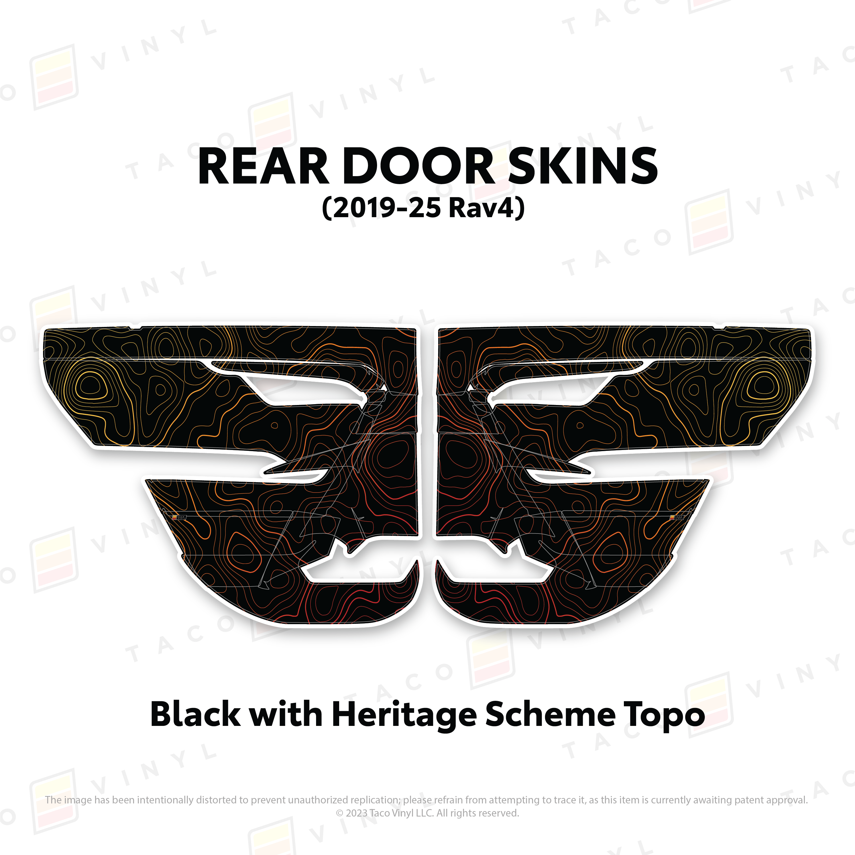 2019-25  Door Skins For Rav4