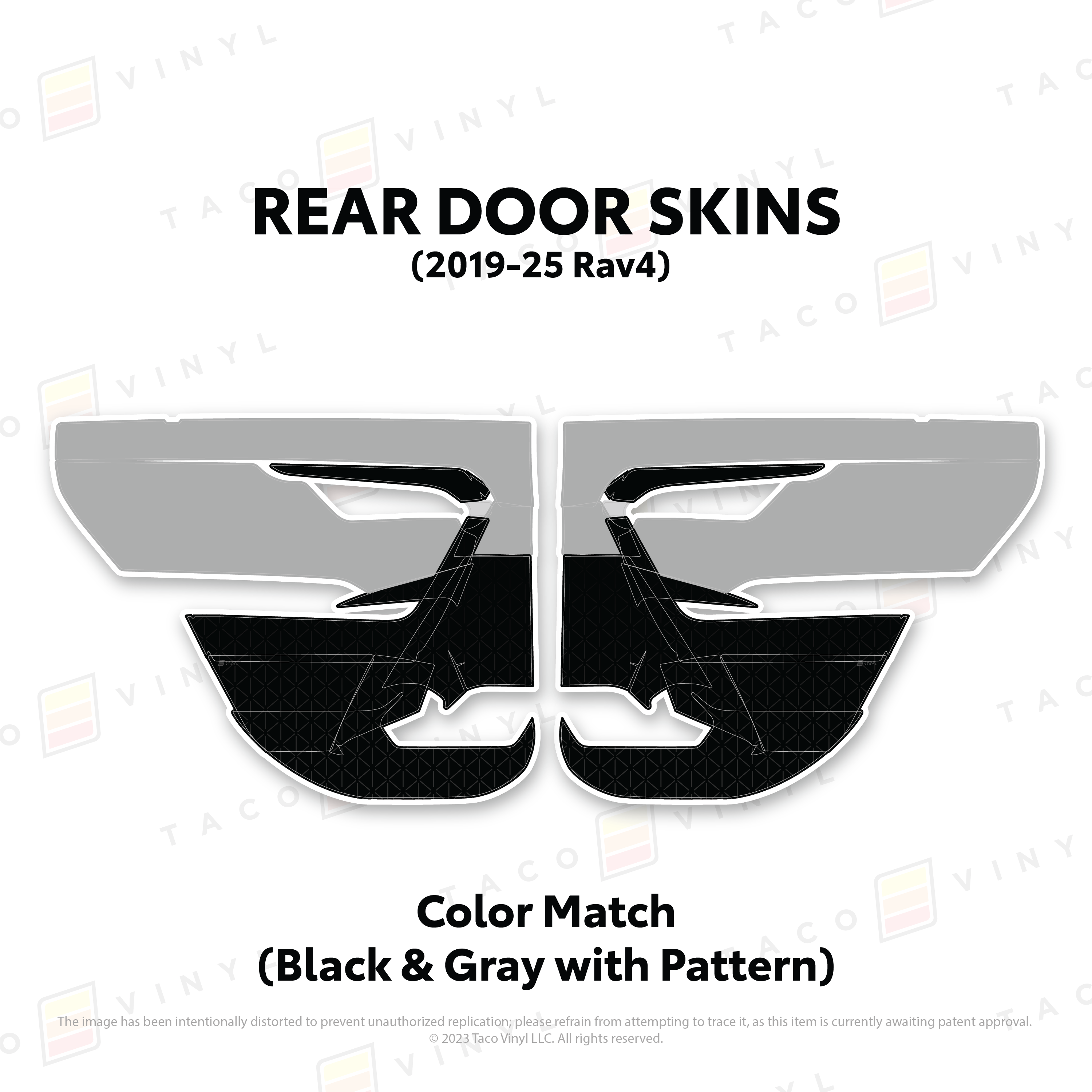 2019-25  Door Skins For Rav4