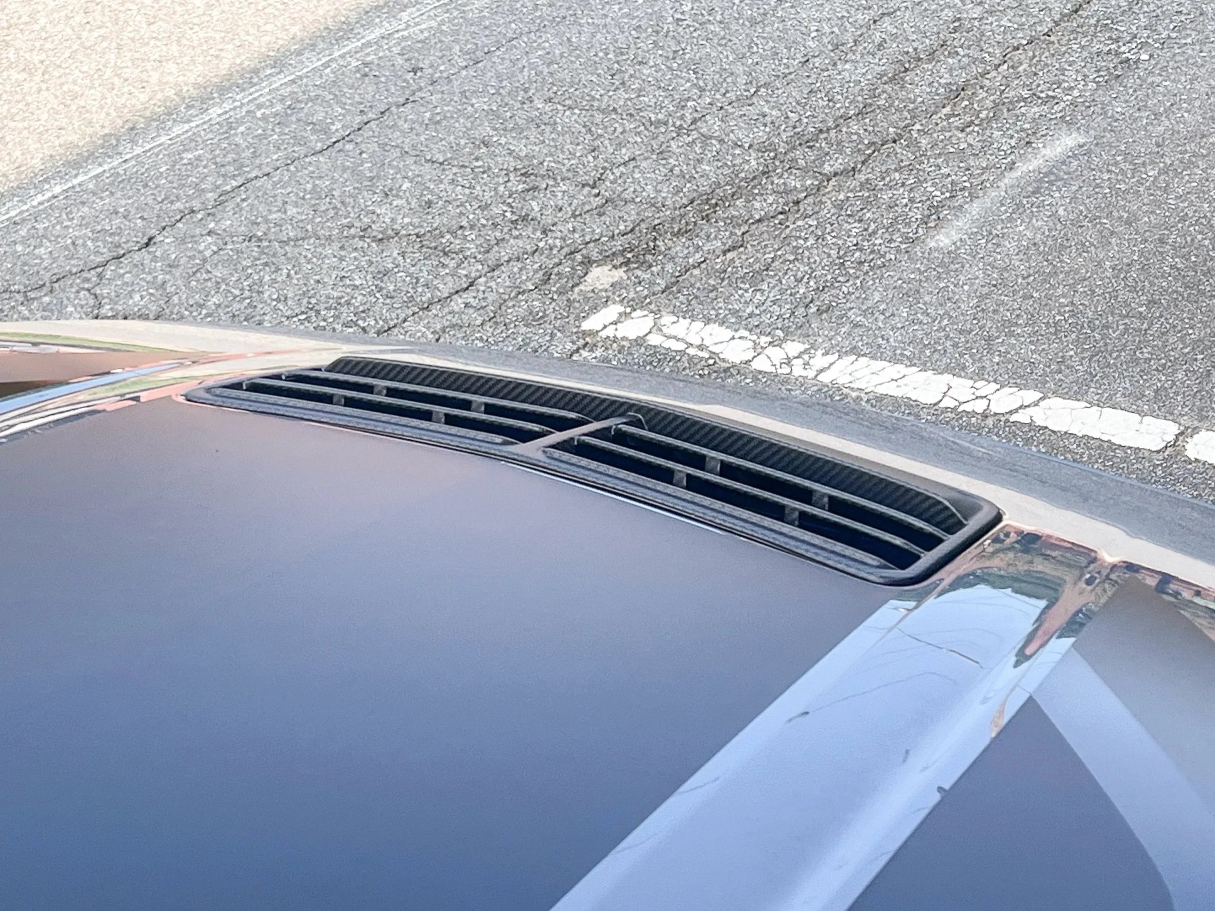 NYTOP Dry Carbon Hood Vent For 2024-Current Ford Mustang GT