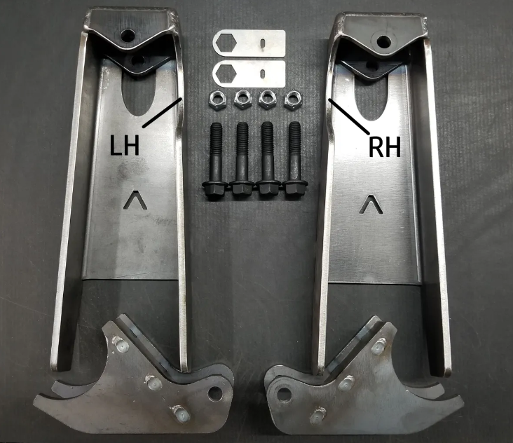 Shock Relocation - Trail Series - 2.0" x 12" to 14" For 2005-2023 Tacoma