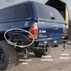 Lil B's Rear Bumper For 2005-2015 2nd Gen Tacoma