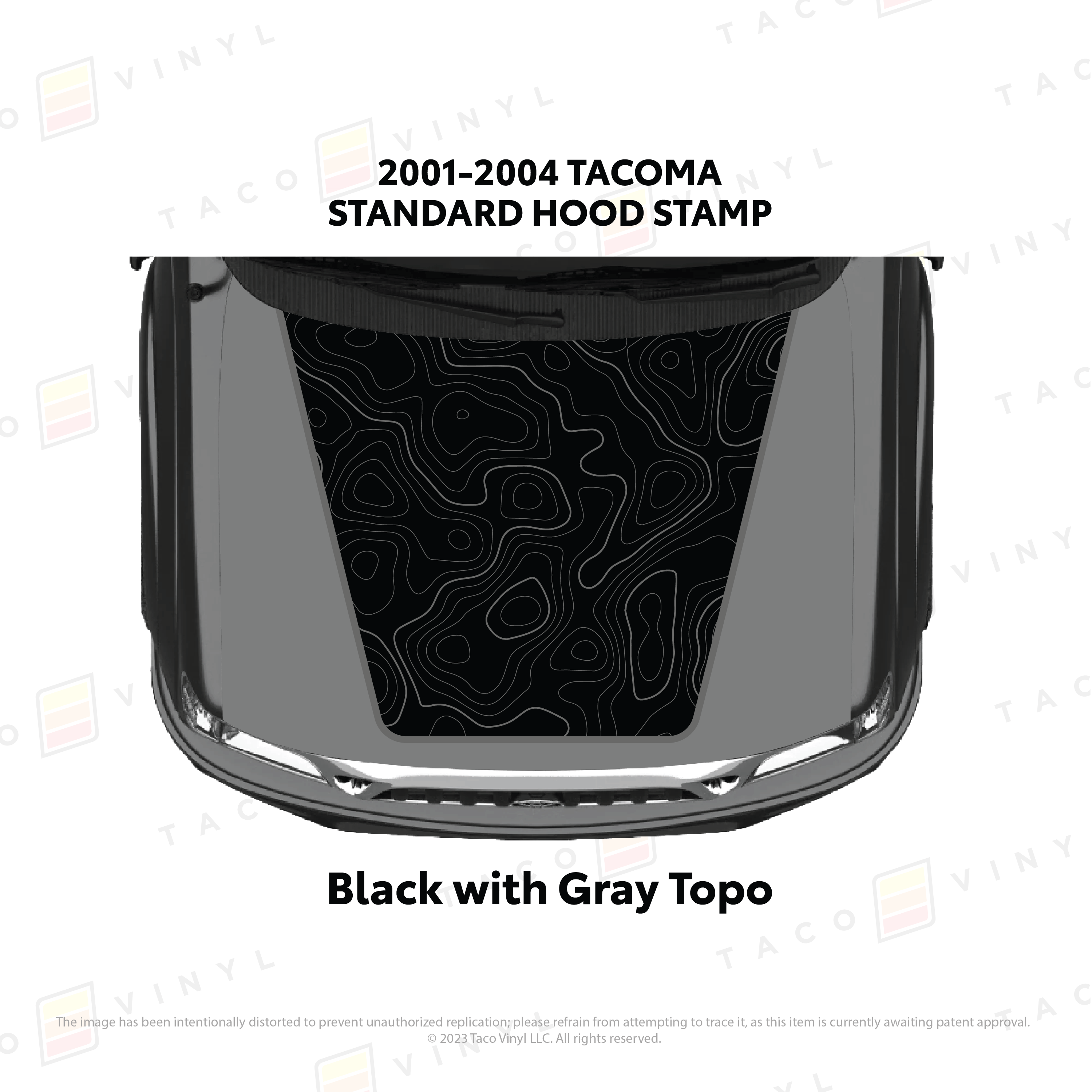 2001-04 Toyota  Hood Stamp For Tacoma