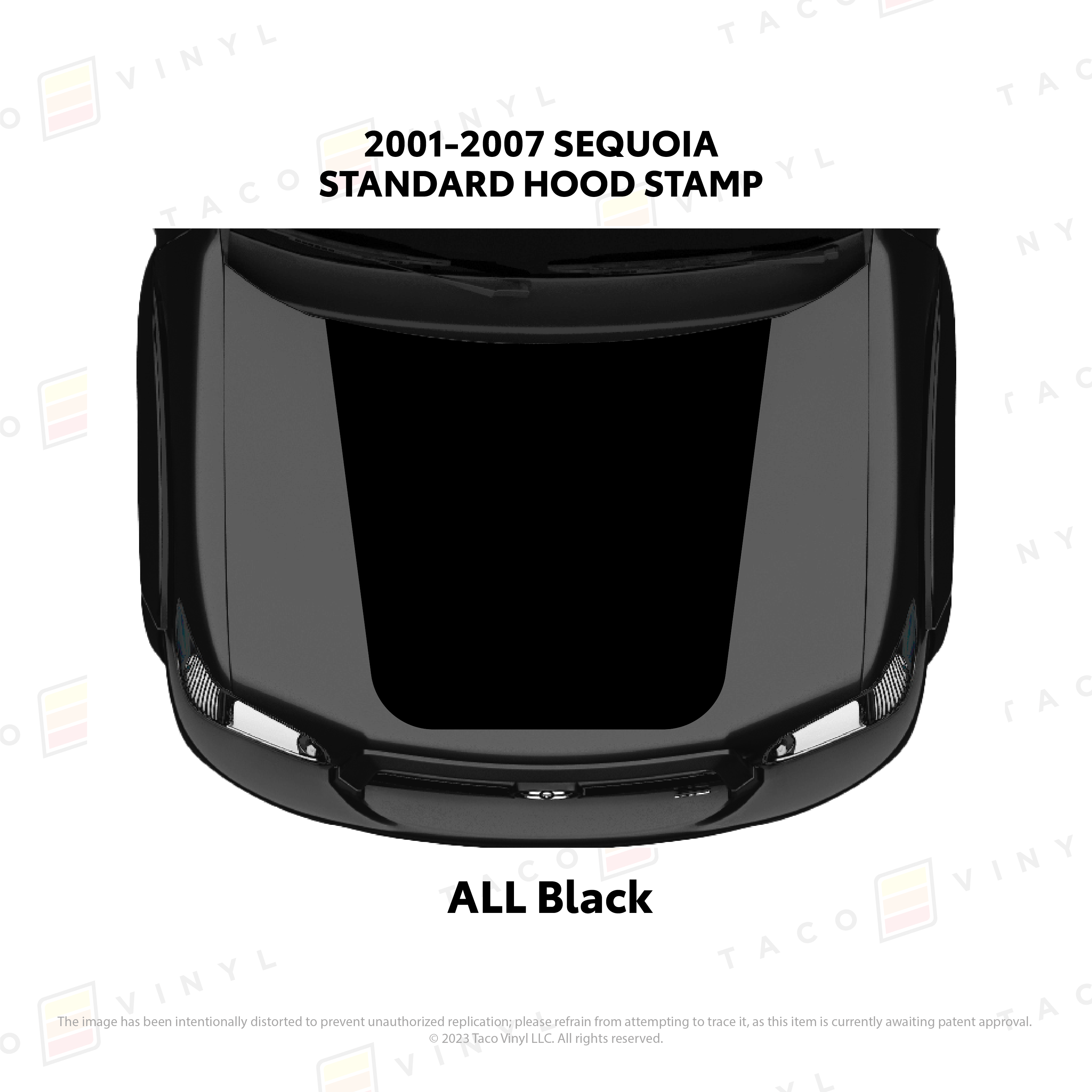 2001 - 2007  Hood Stamp For Sequoia