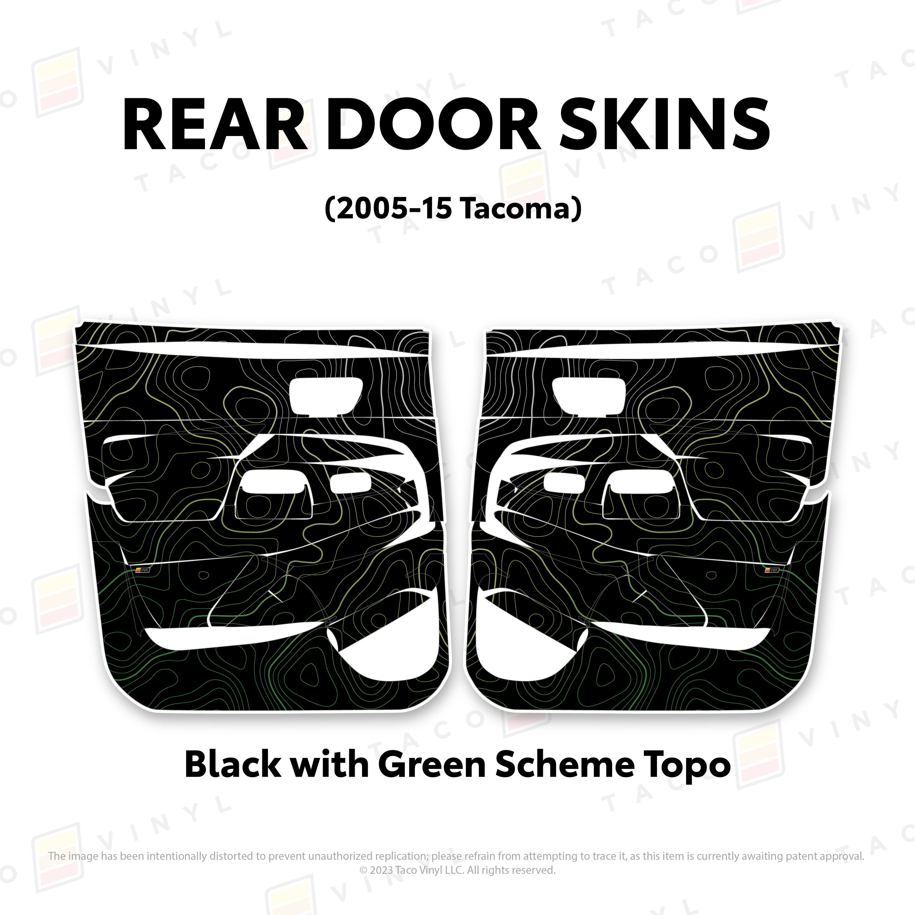 2005-15  Door Skins For Tacoma