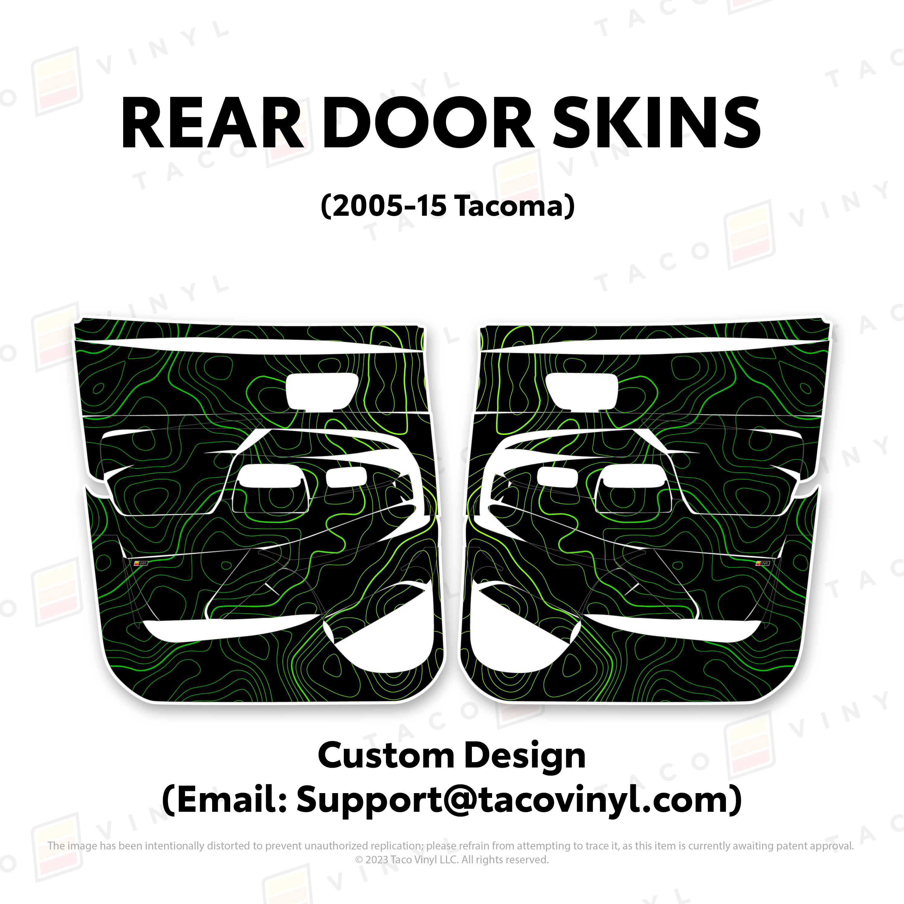 2005-15  Door Skins For Tacoma