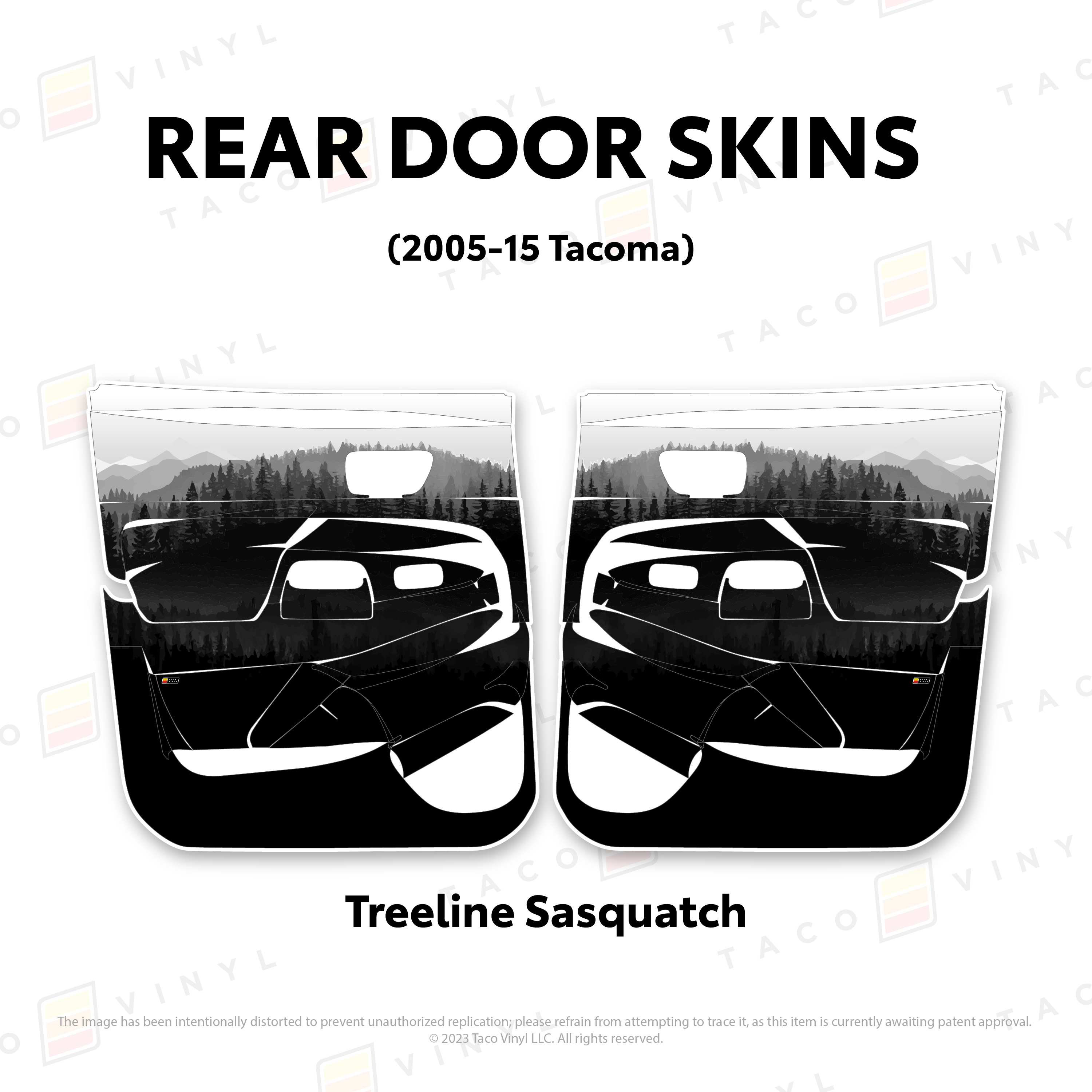 2005-15  Door Skins For Tacoma