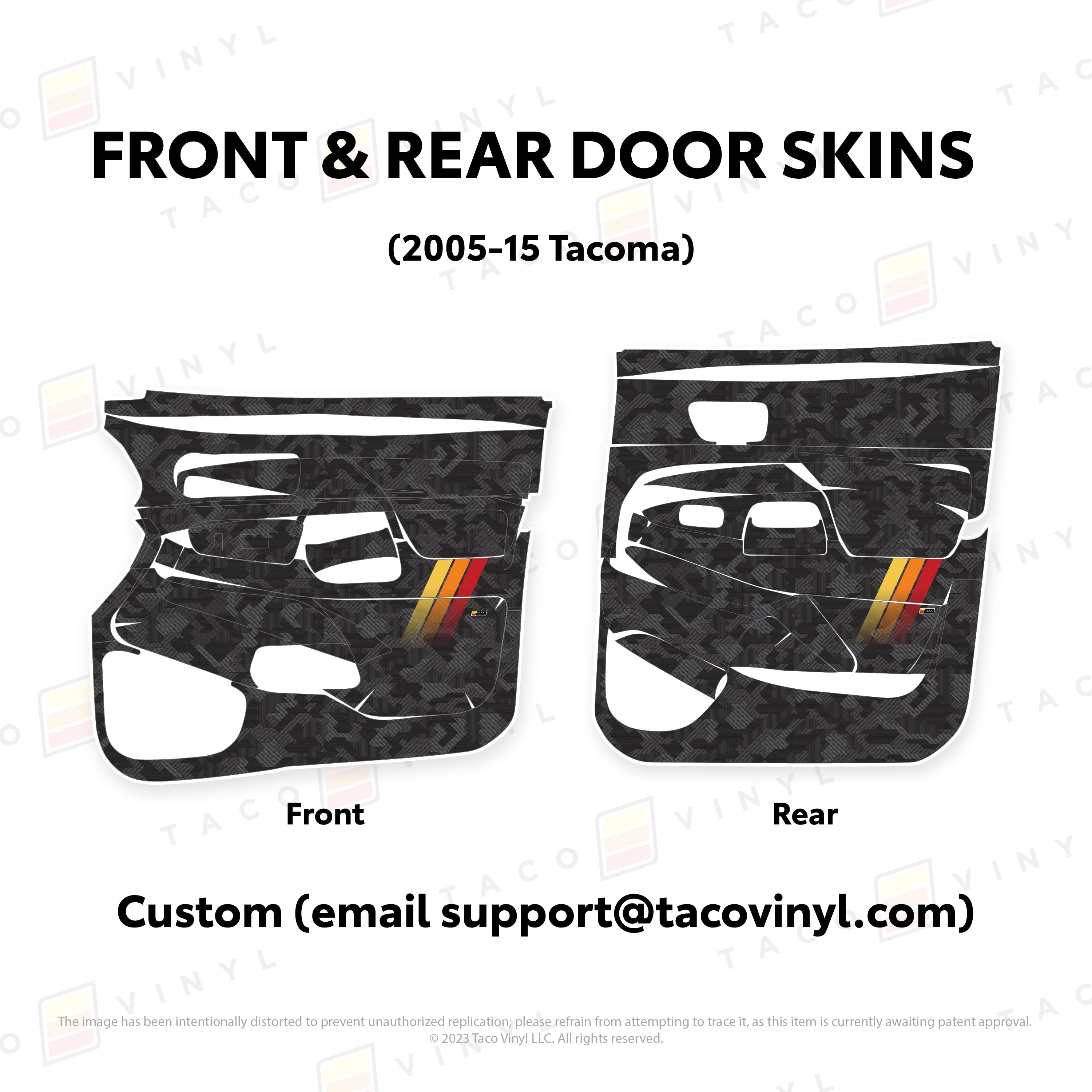 2005-15  Door Skins For Tacoma