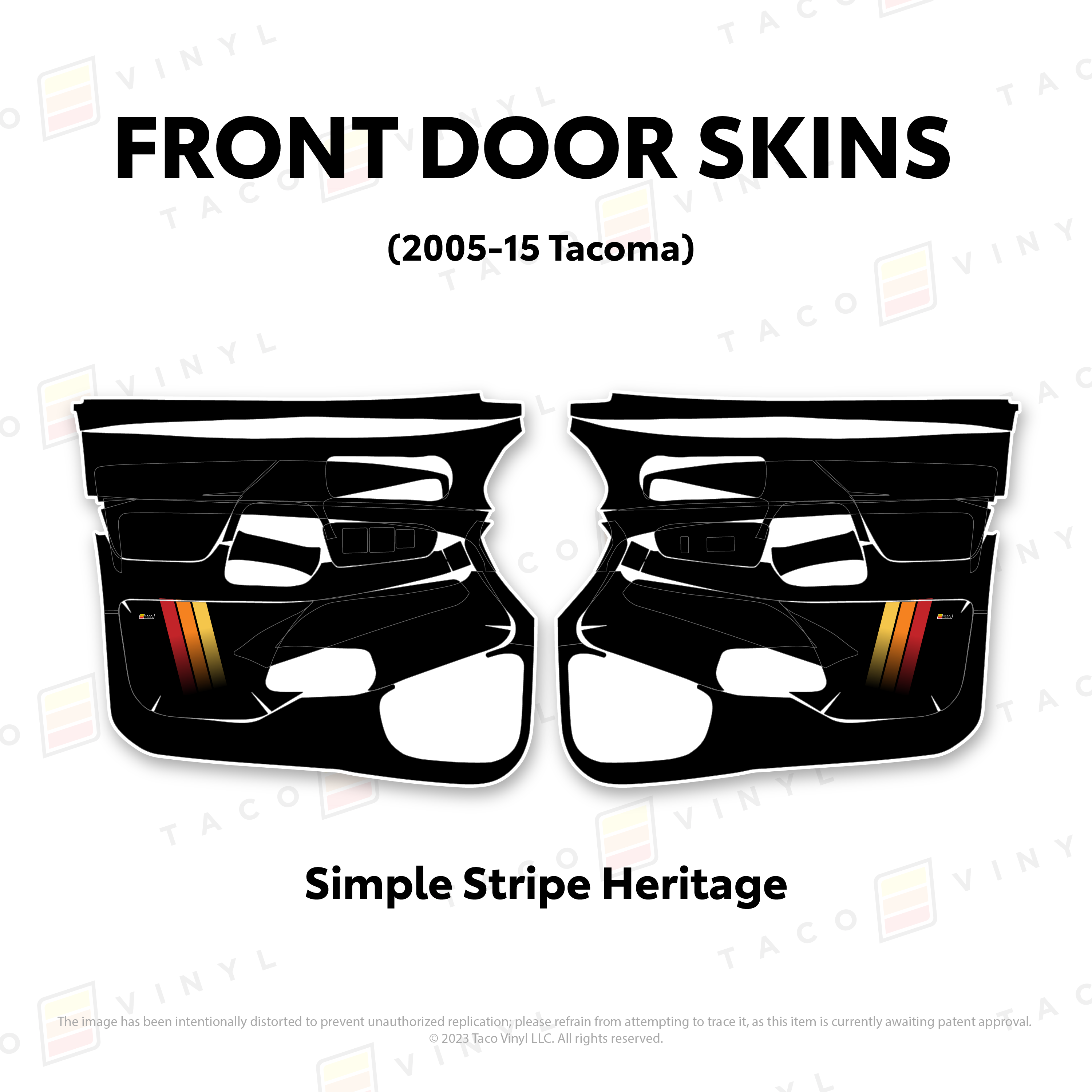 2005-15  Door Skins For Tacoma