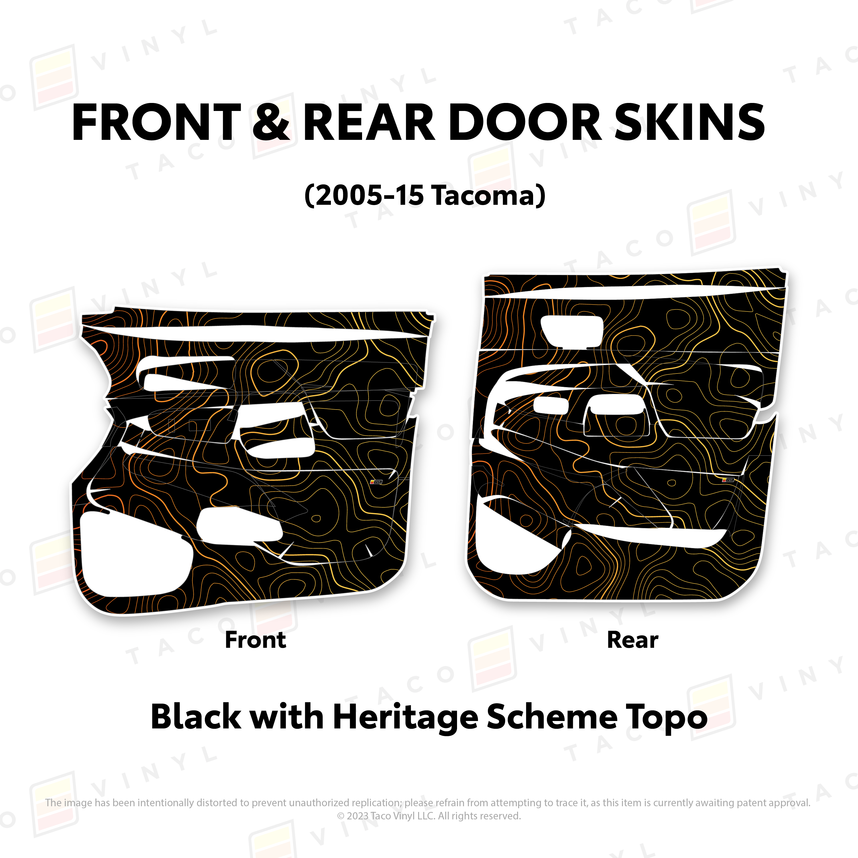 2005-15  Door Skins For Tacoma