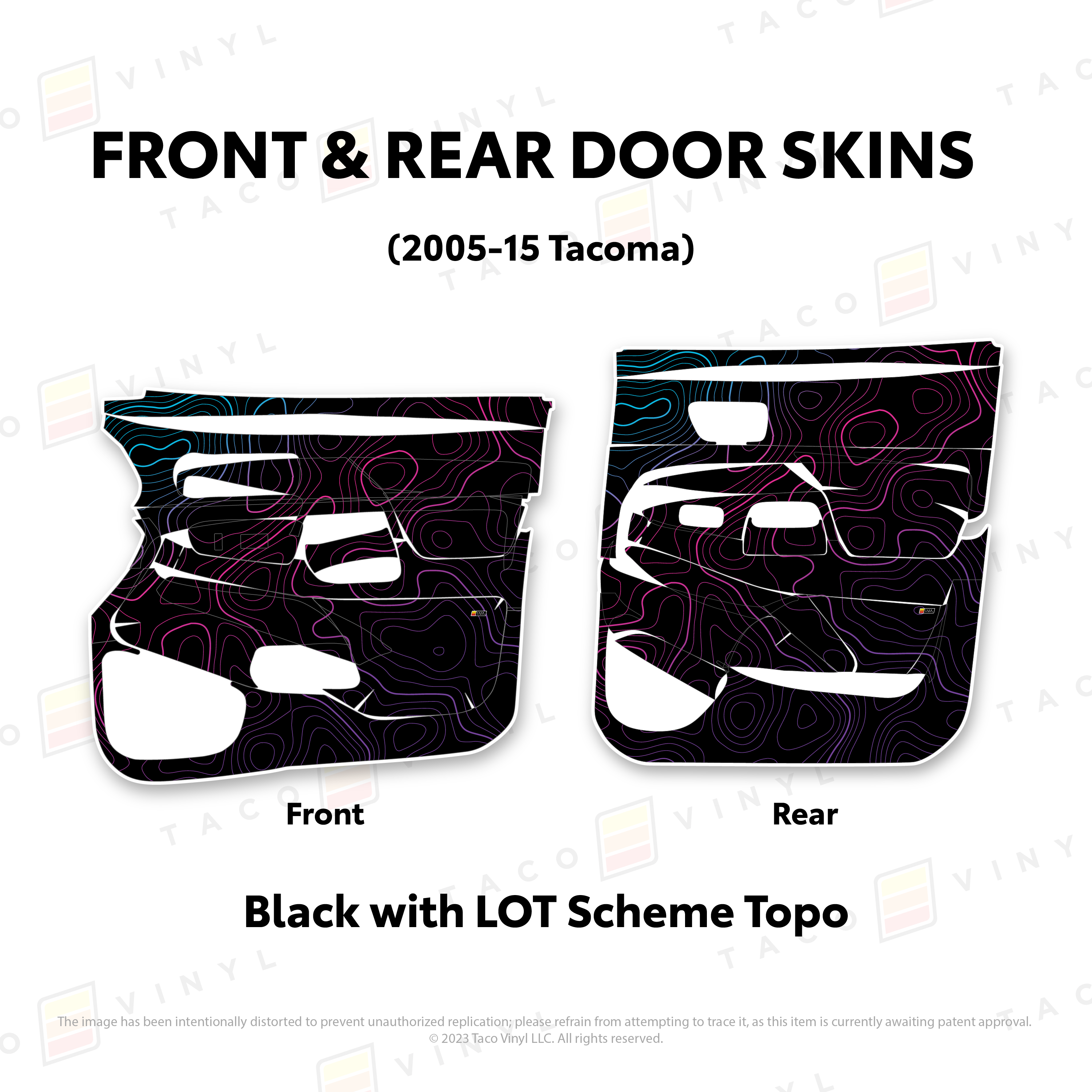 2005-15  Door Skins For Tacoma
