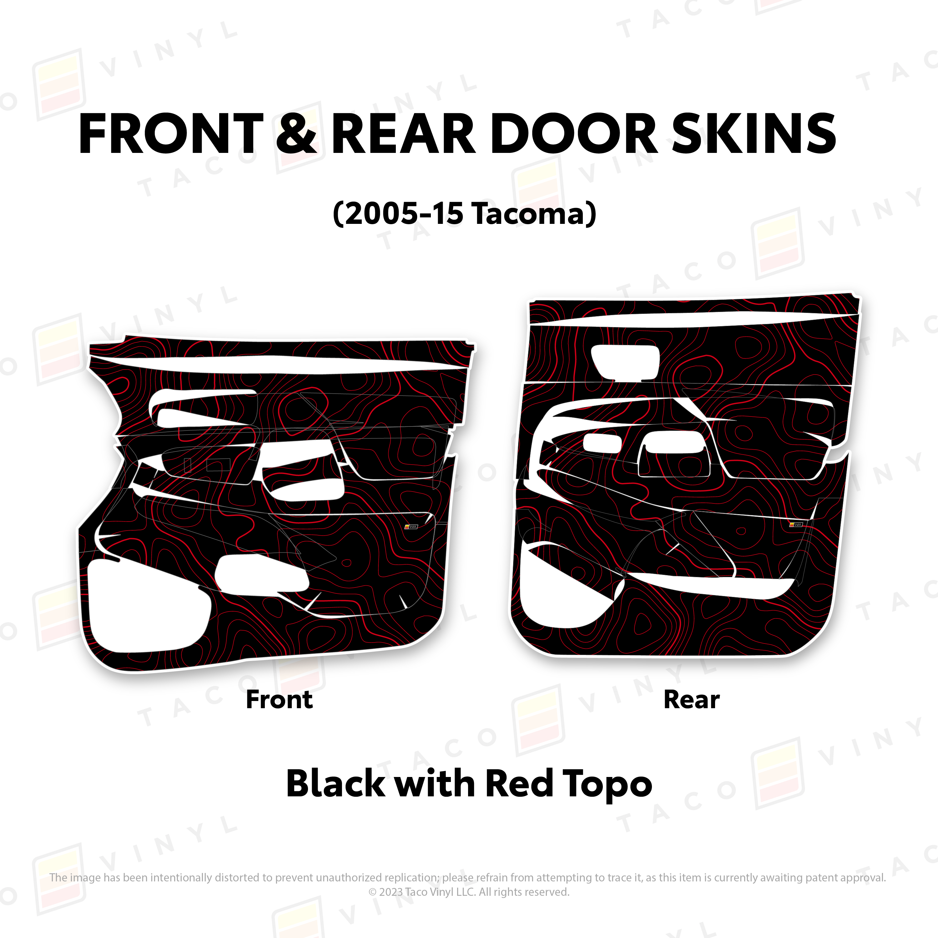 2005-15  Door Skins For Tacoma