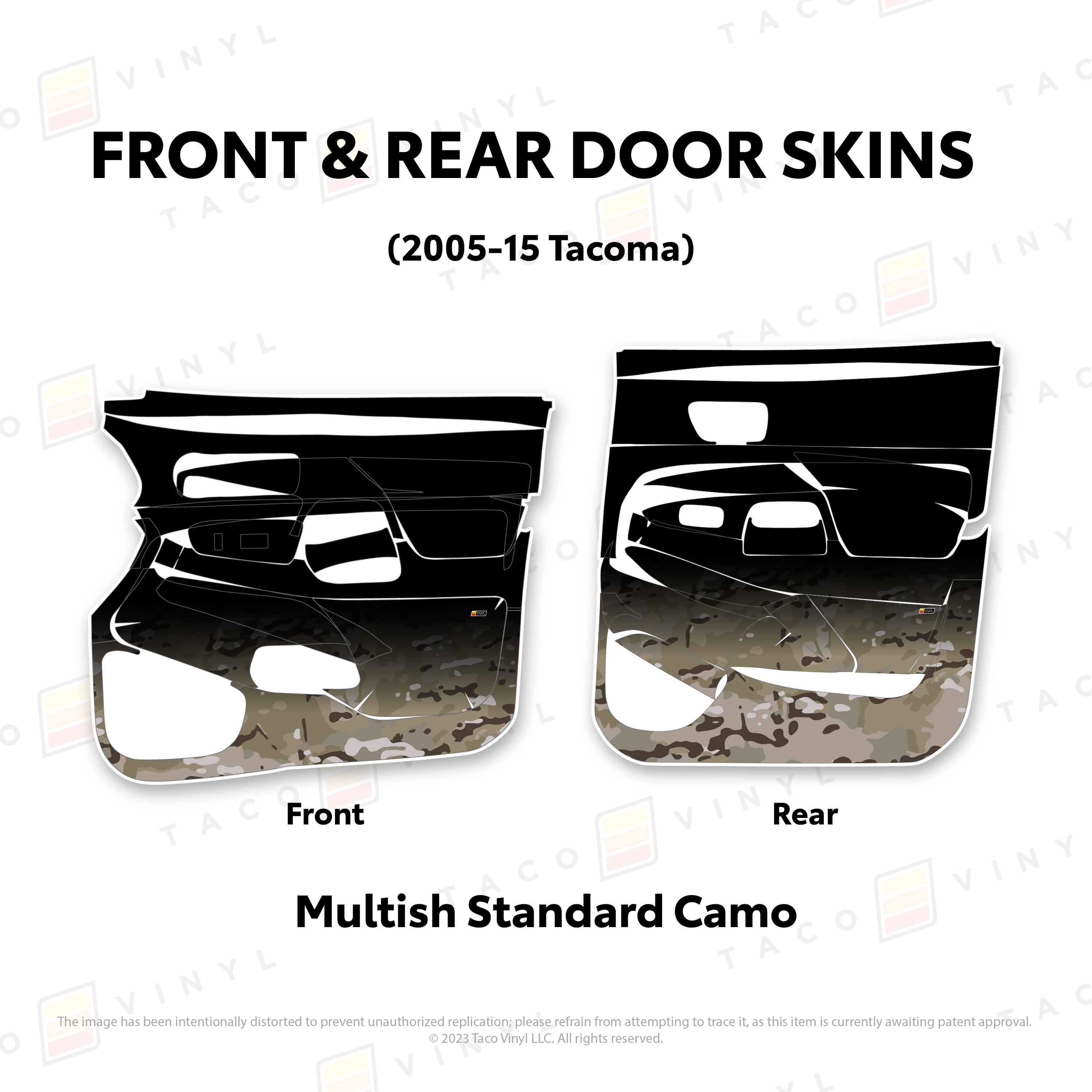 2005-15  Door Skins For Tacoma