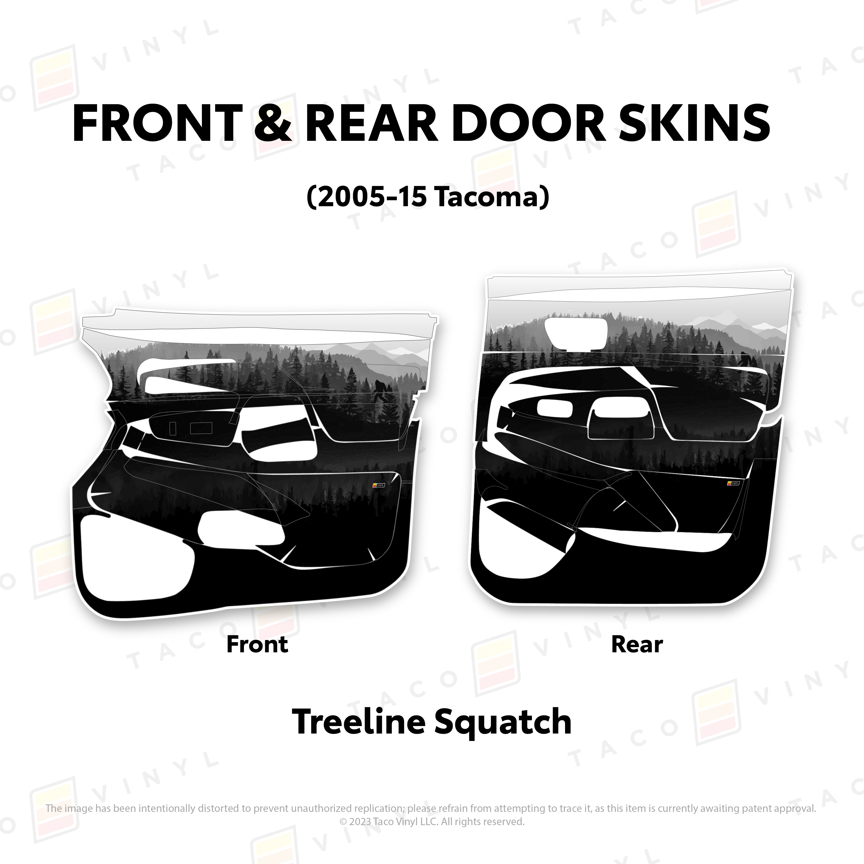 2005-15  Door Skins For Tacoma