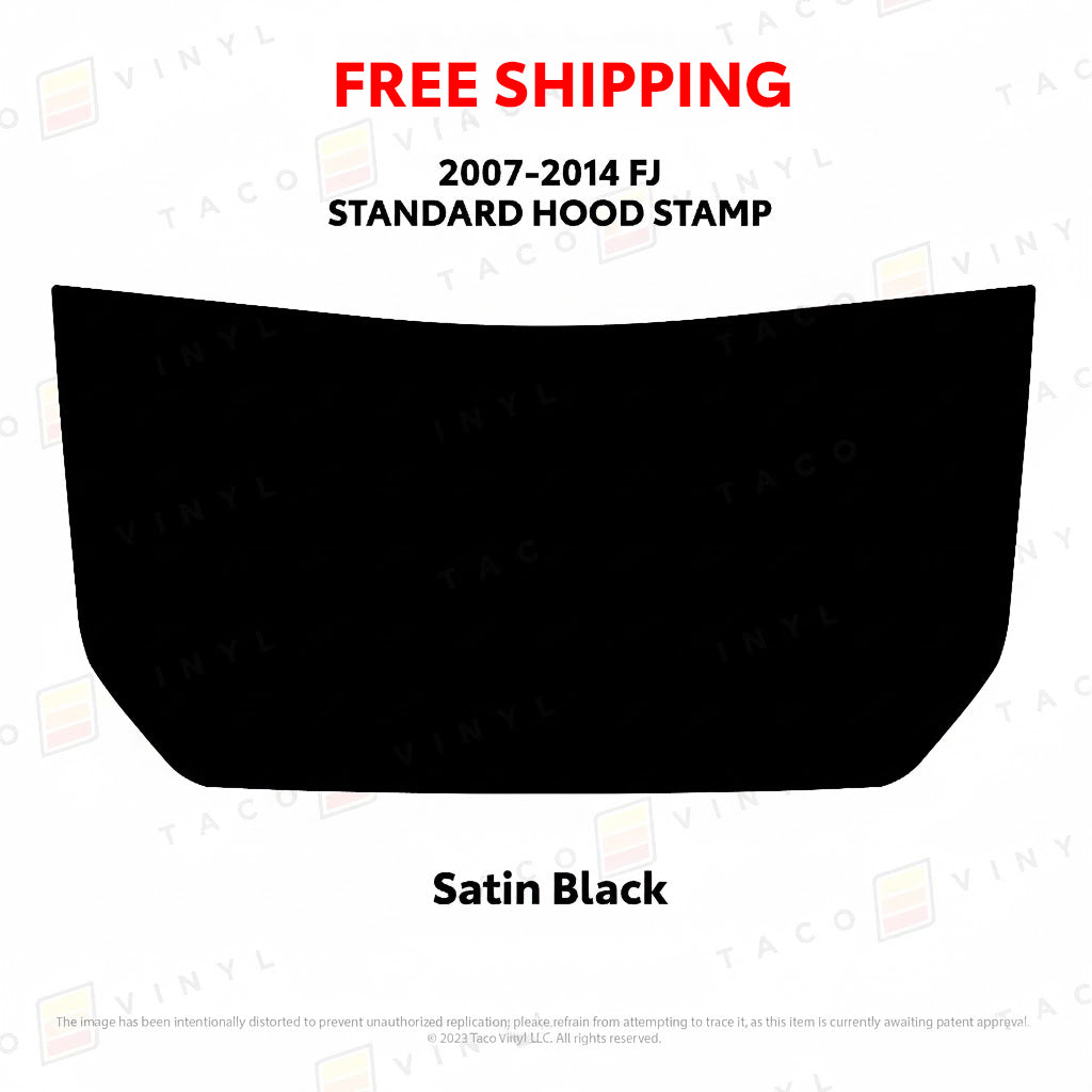 2007-14 Cruiser Hood Stamp For FJ