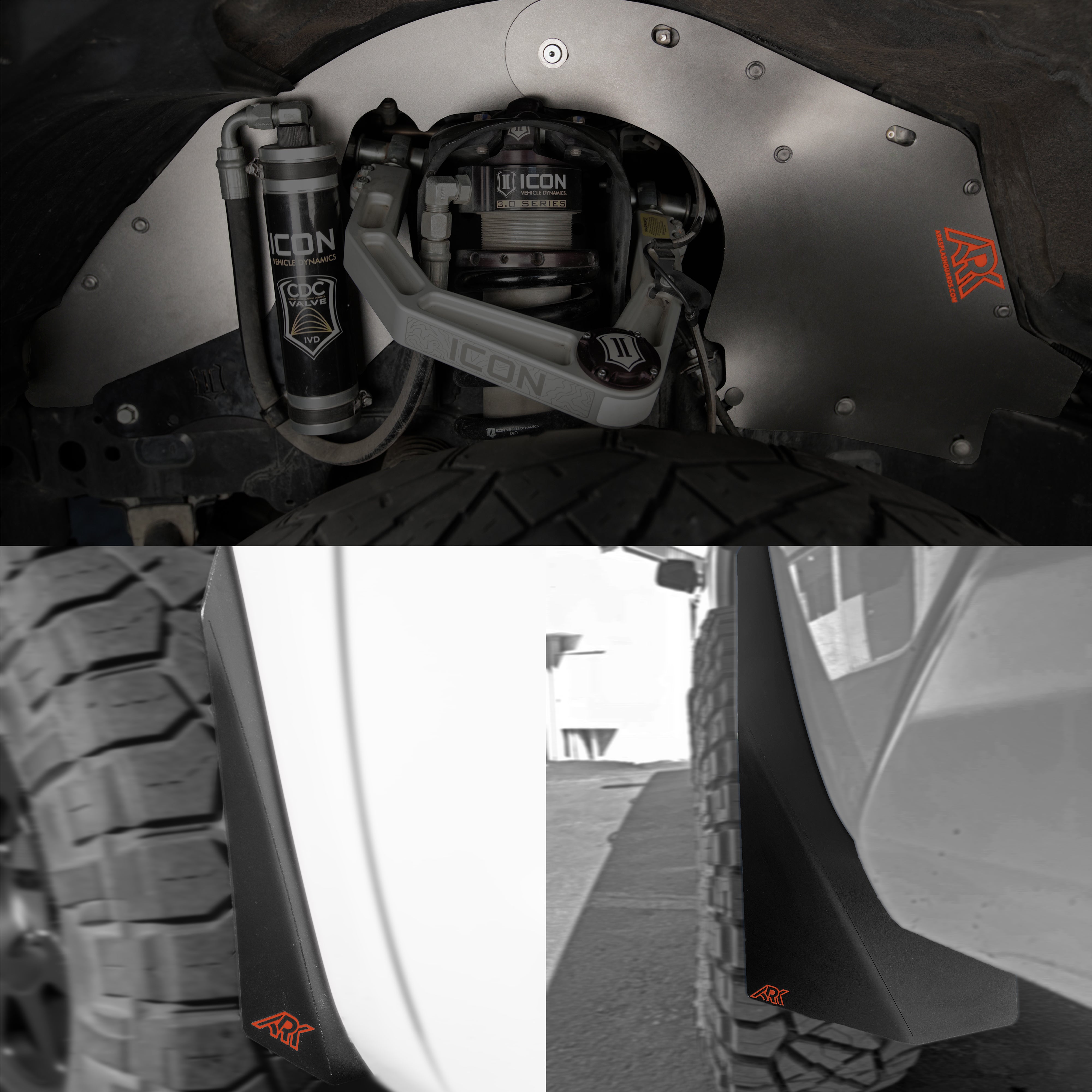 TriXpoly Splash Guards & Mudflap Micros For 2007-2021 Toyota Tundra