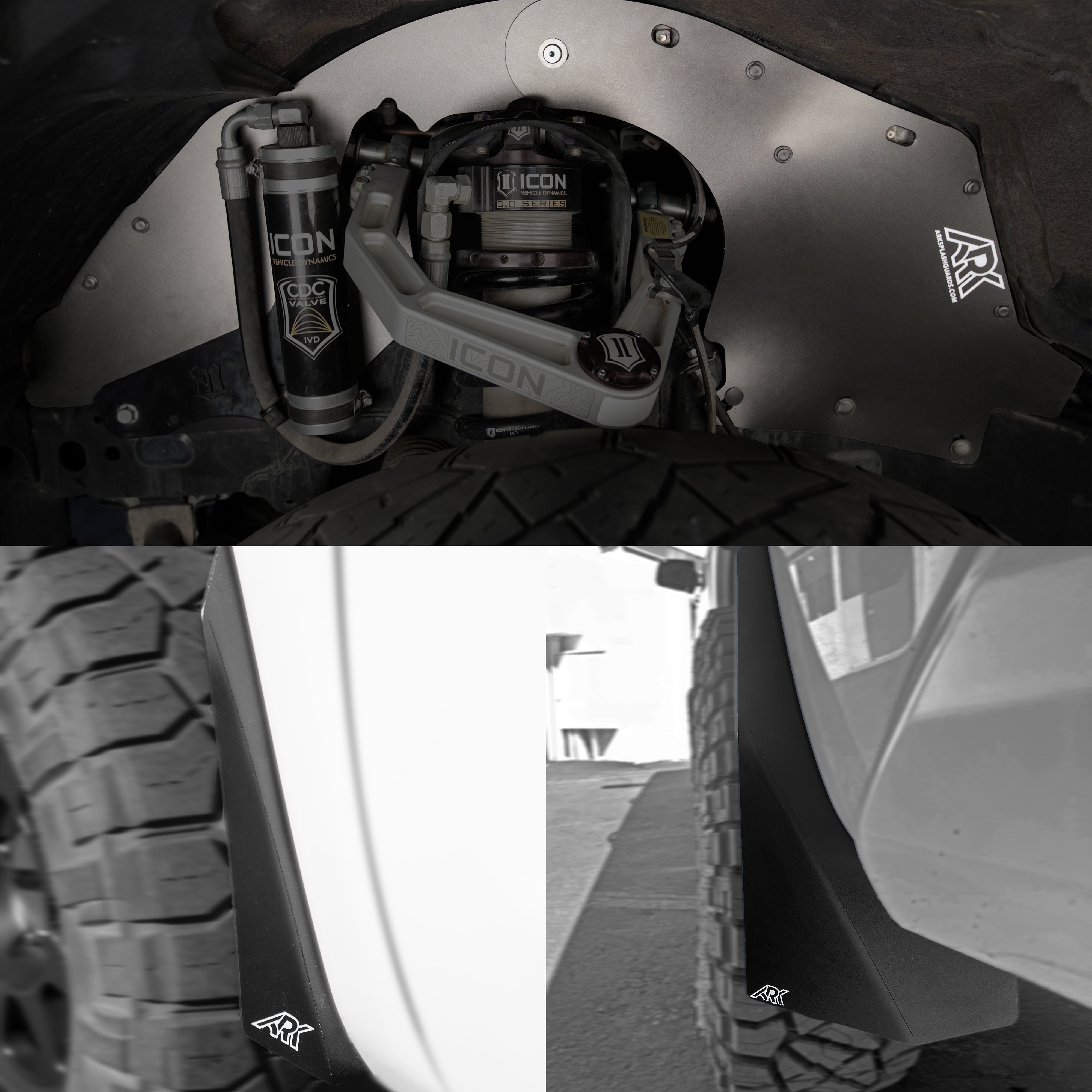 TriXpoly Splash Guards & Mudflap Micros For 2007-2021 Toyota Tundra