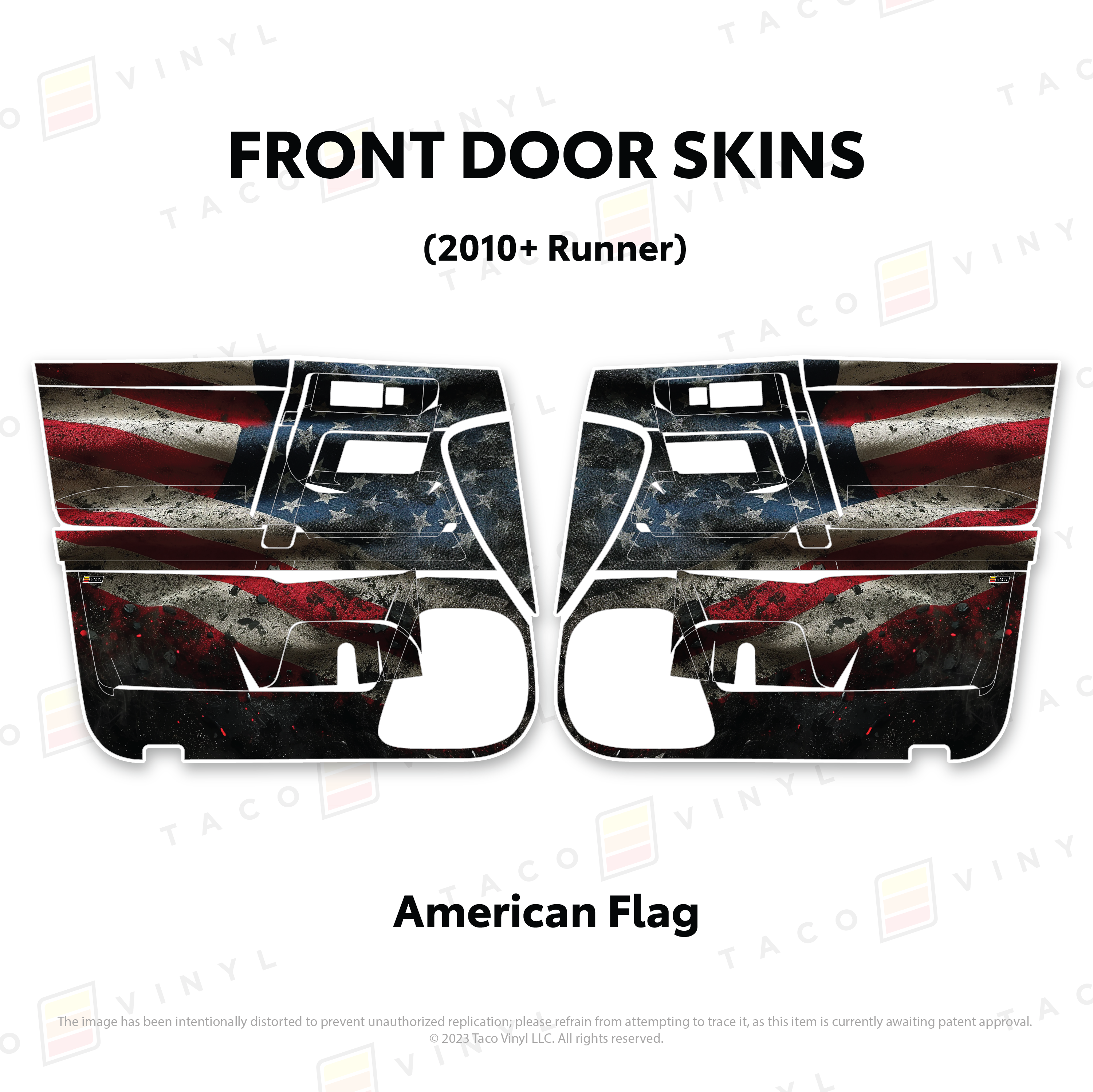 2010-24  Door Skins For 4Runner