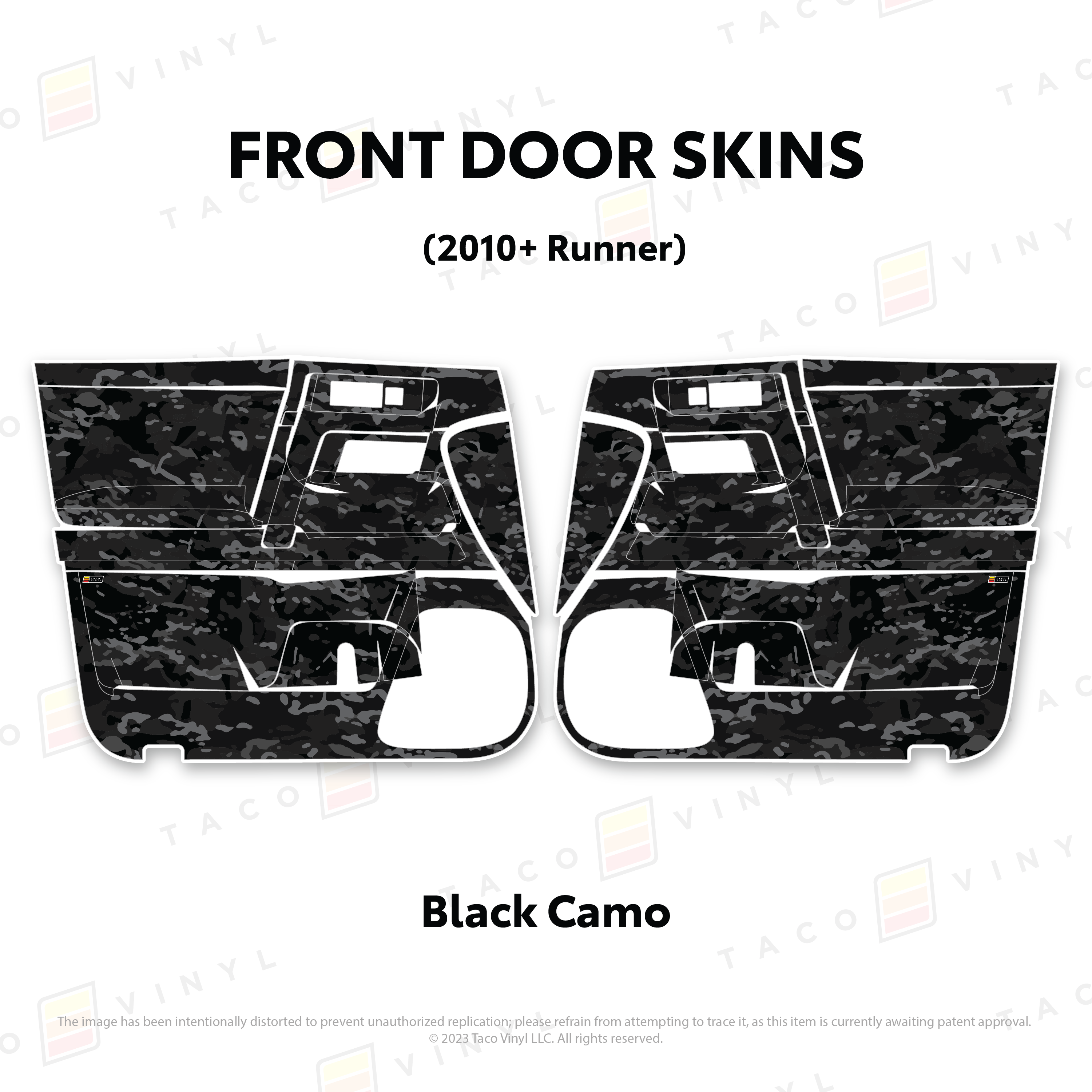 2010-24  Door Skins For 4Runner