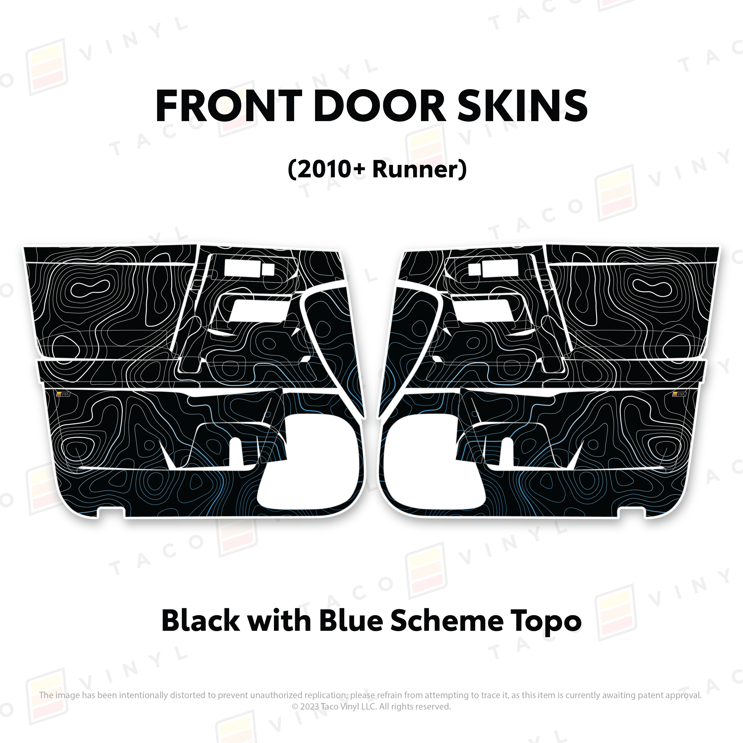 2010-24  Door Skins For 4Runner