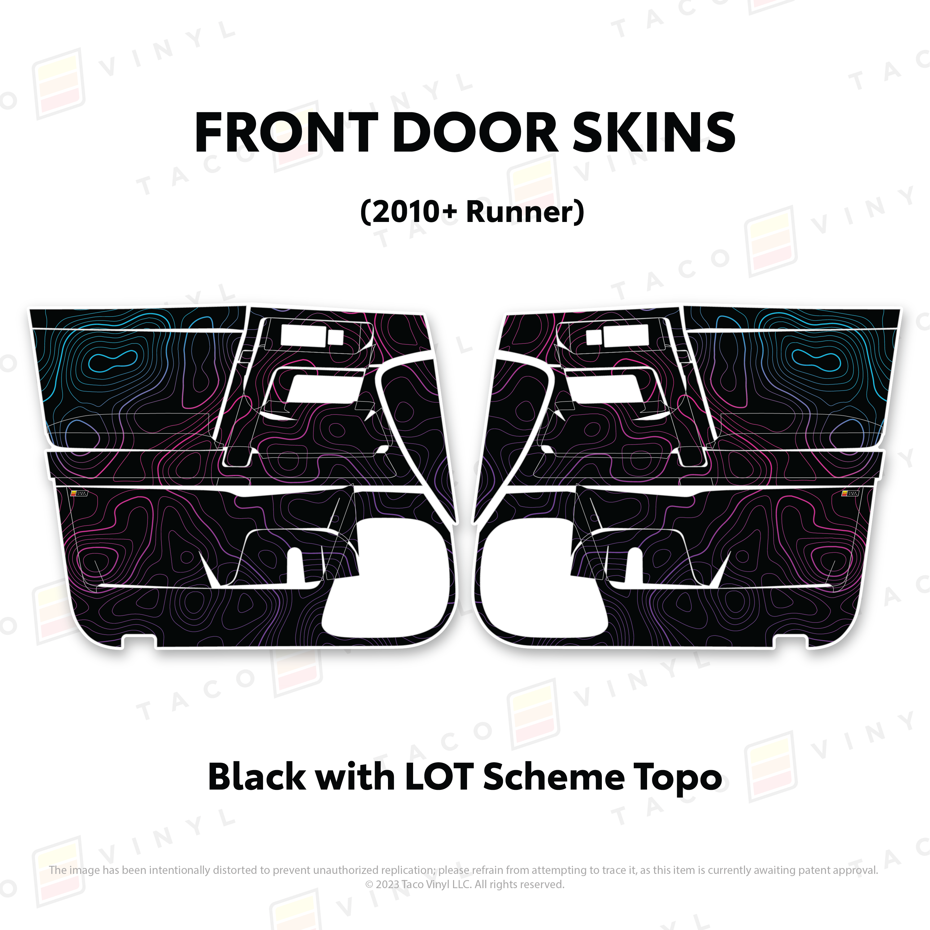 2010-24  Door Skins For 4Runner