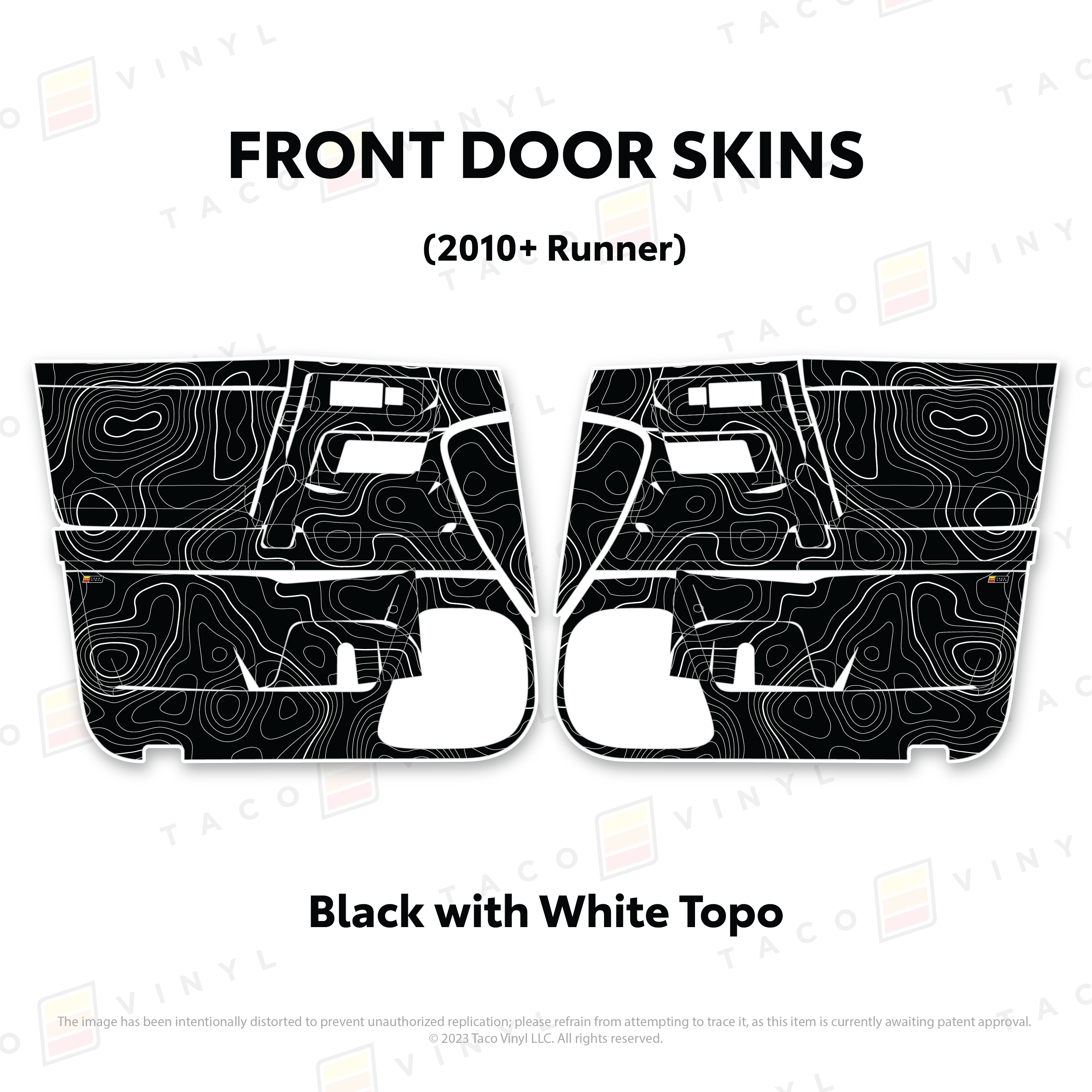 2010-24  Door Skins For 4Runner
