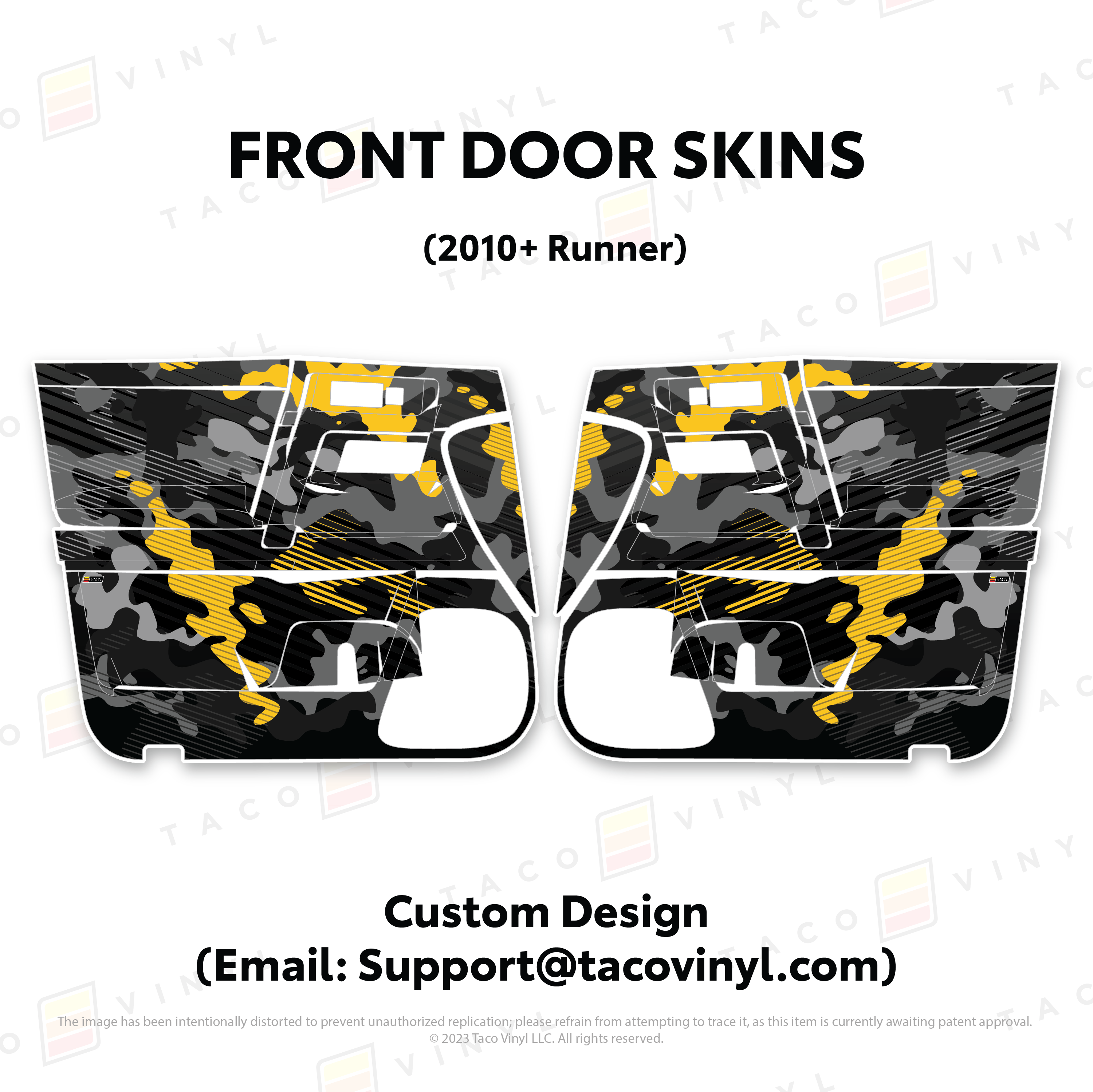 2010-24  Door Skins For 4Runner